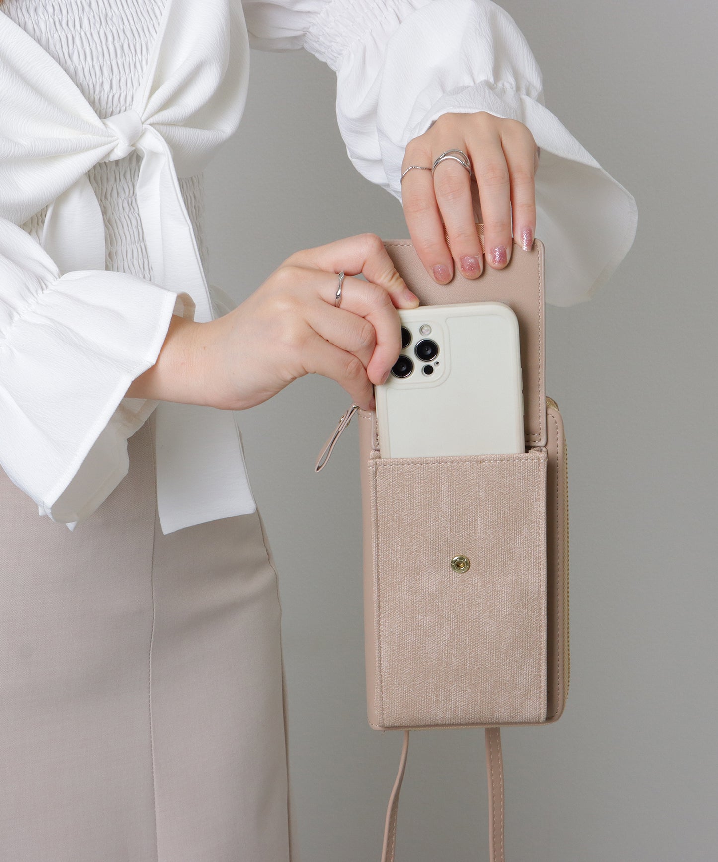 コンパクト ウォレット 2WAY ショルダーバッグ