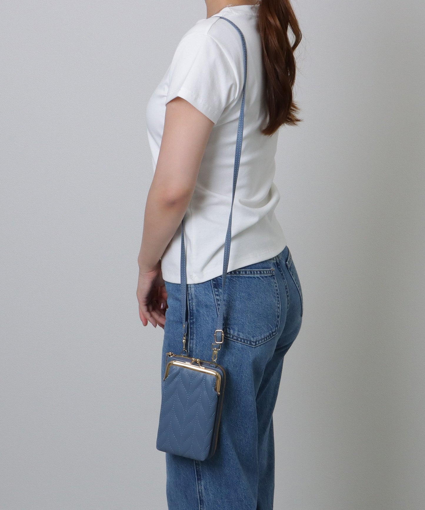 キルティング がま口 ウォレット バッグ