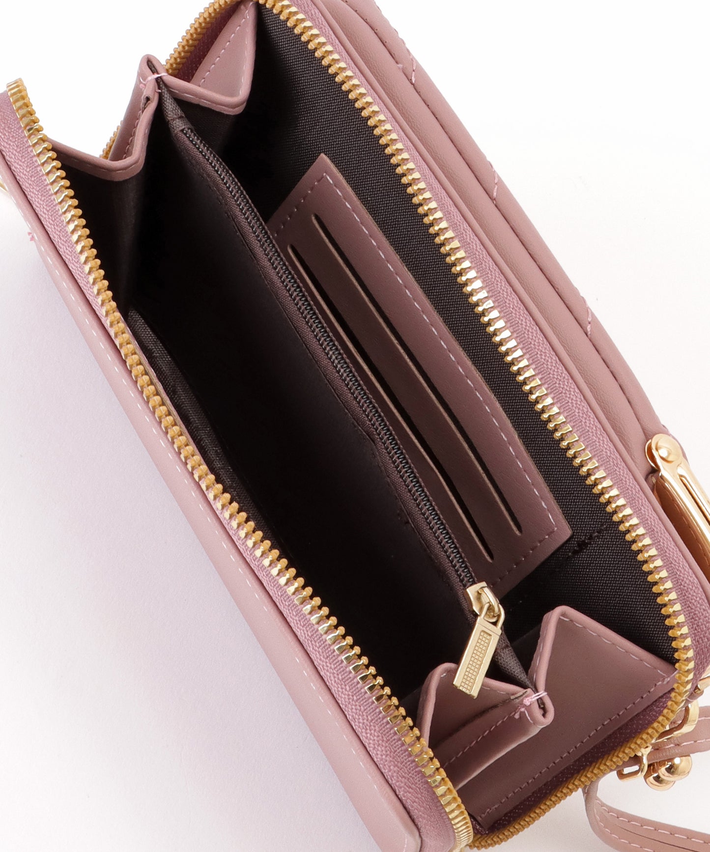 キルティング がま口 ウォレット バッグ