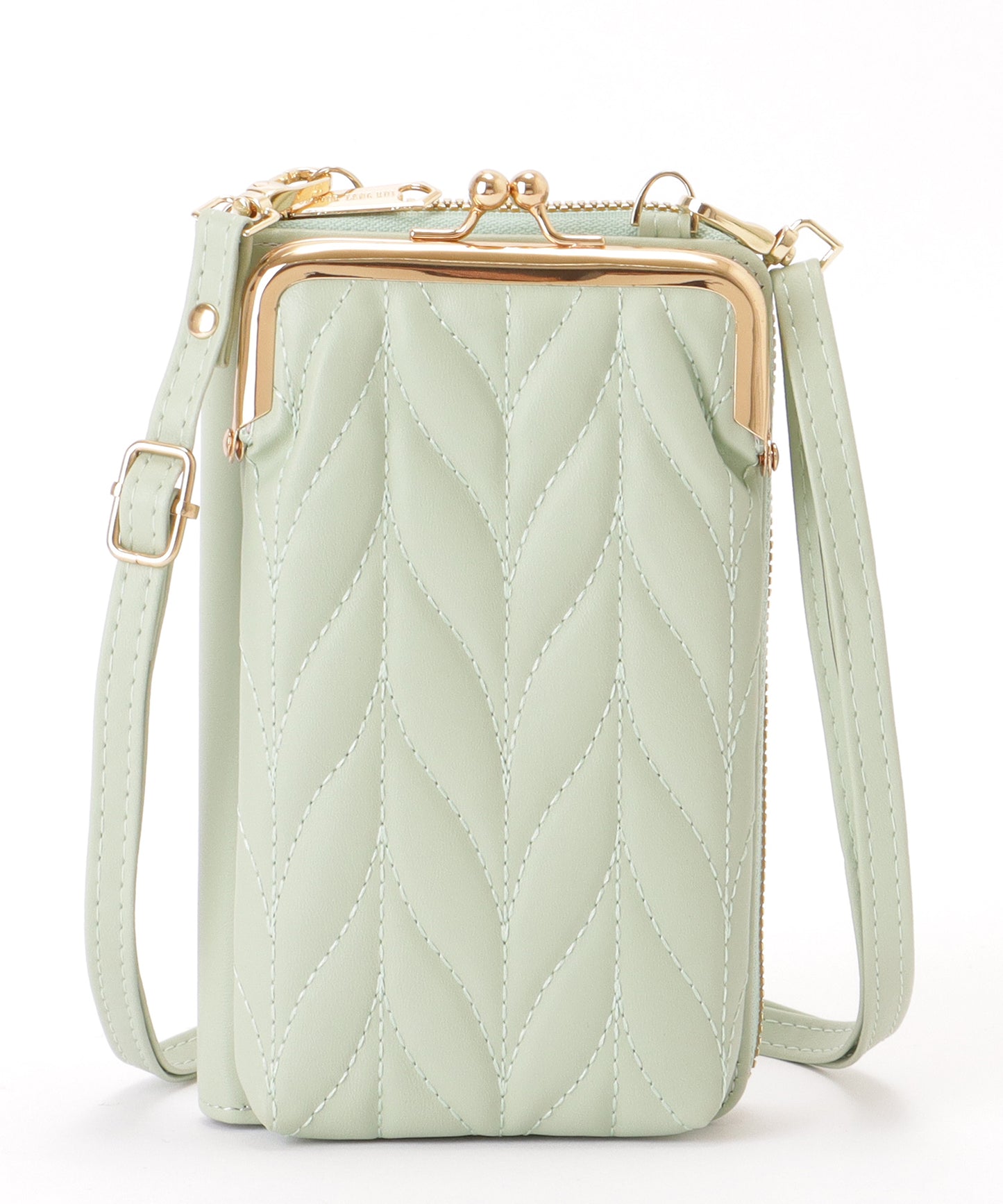 キルティング がま口 ウォレット バッグ