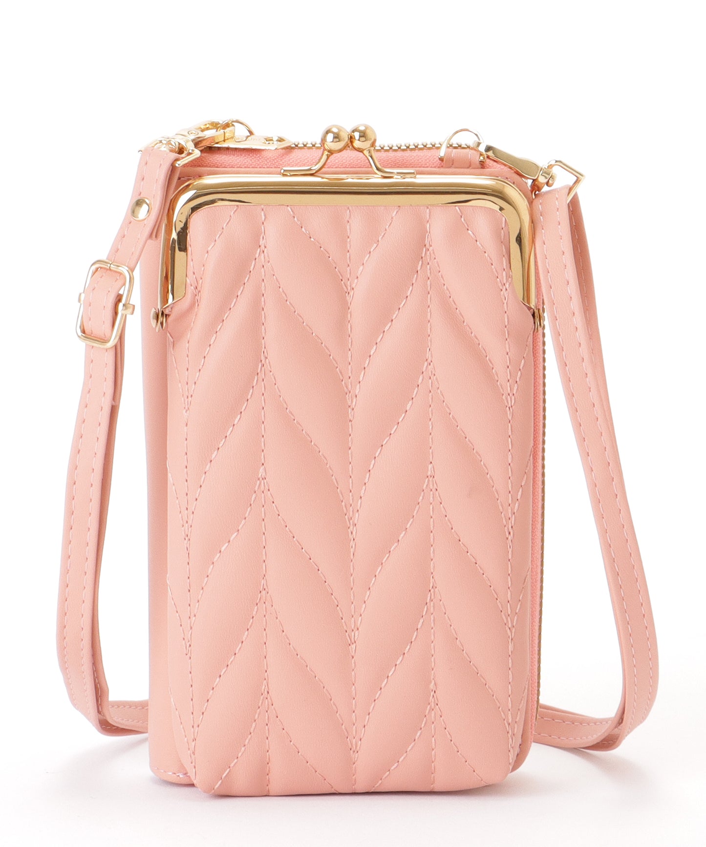 キルティング がま口 ウォレット バッグ