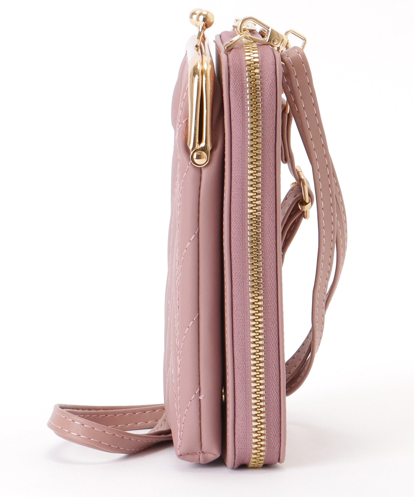 キルティング がま口 ウォレット バッグ