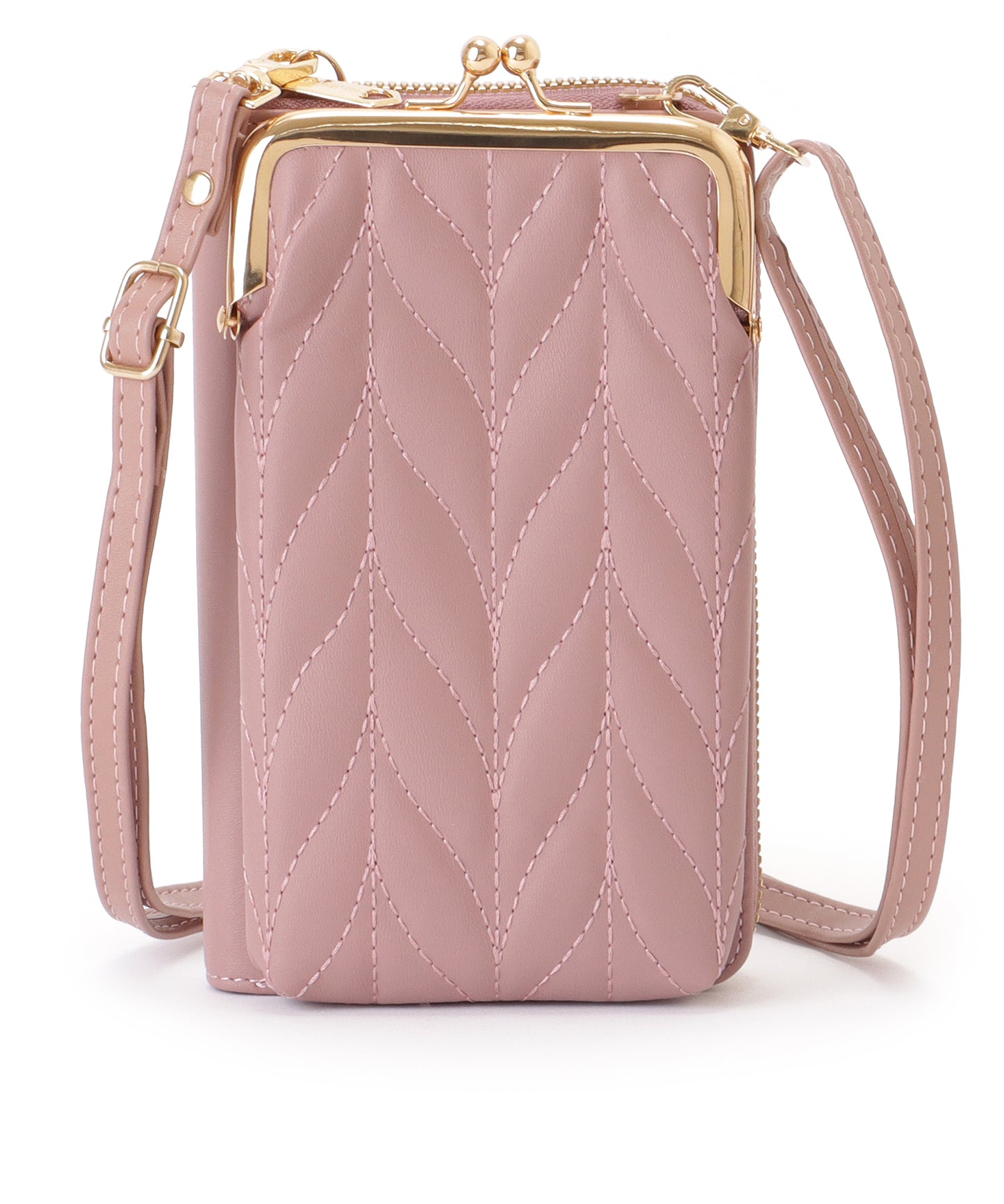 キルティング がま口 ウォレット バッグ