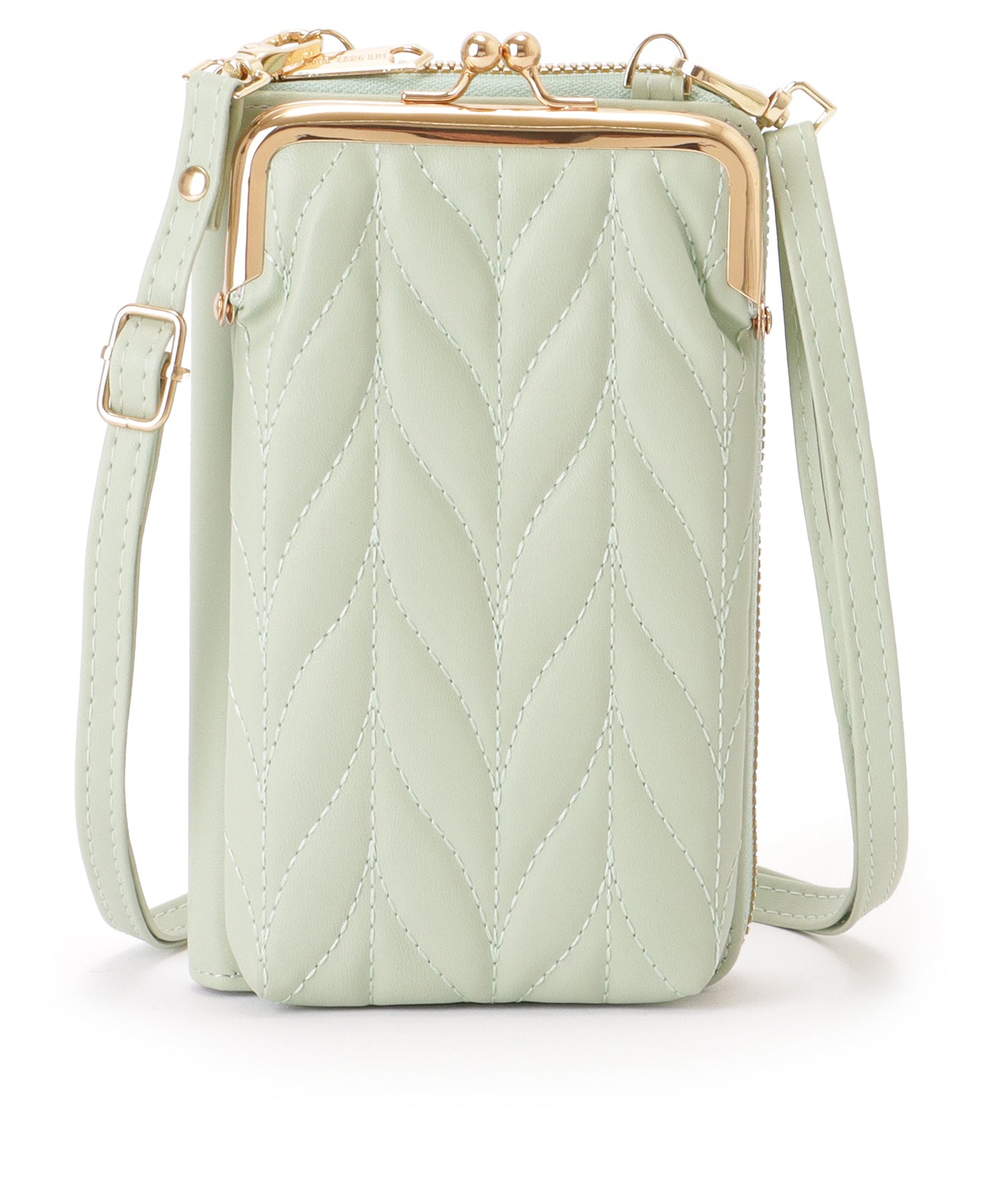 キルティング がま口 ウォレット バッグ