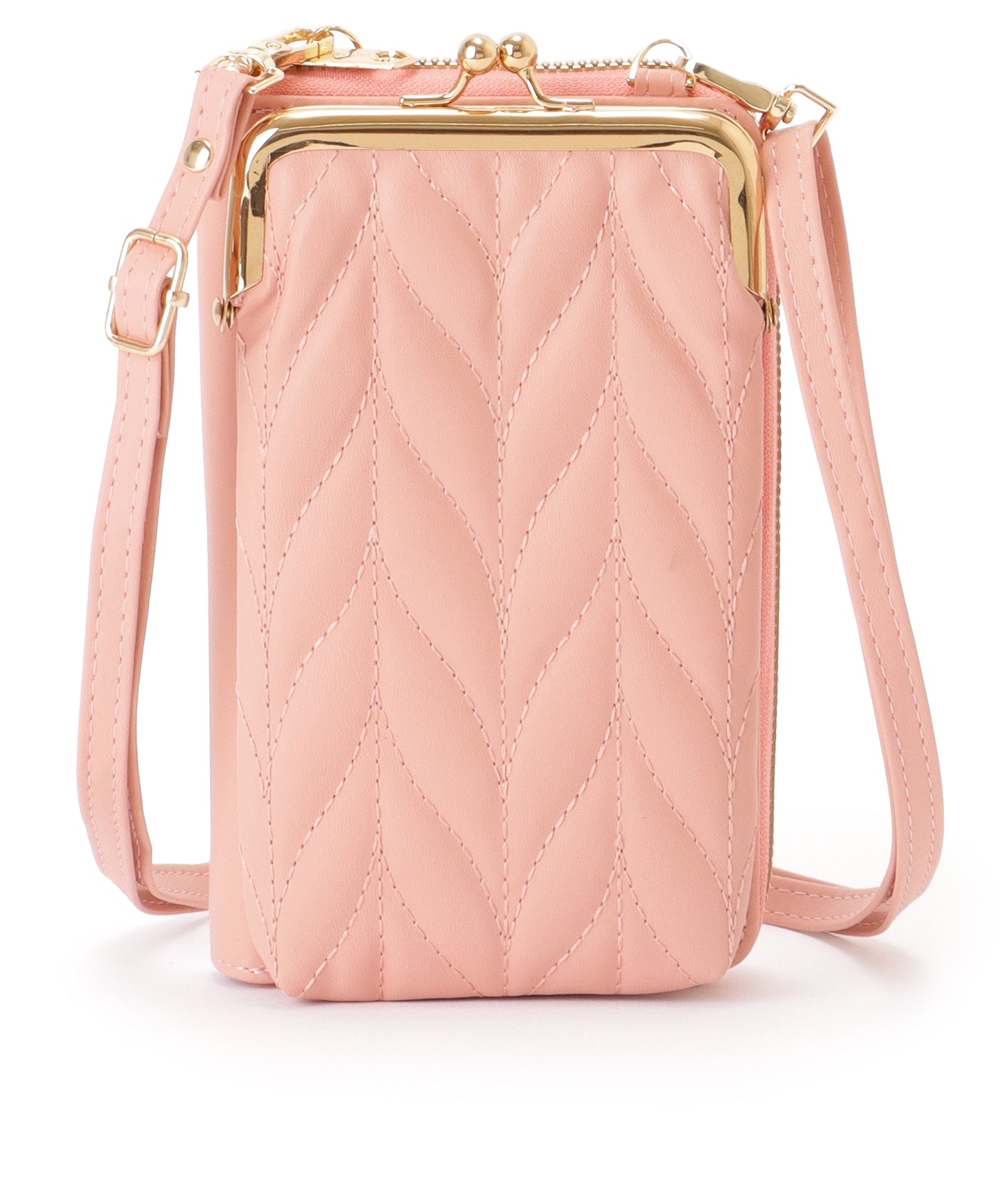 キルティング がま口 ウォレット バッグ