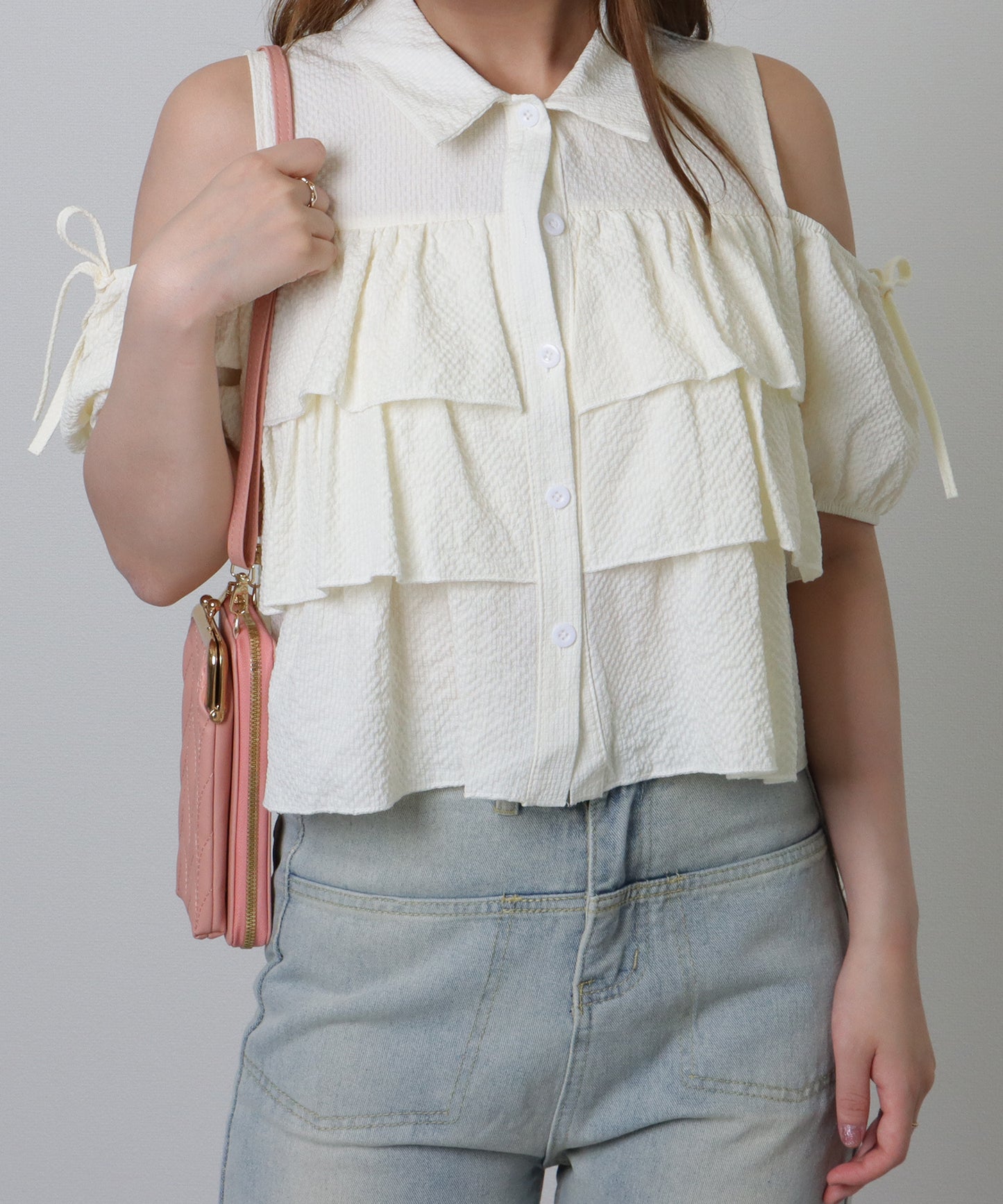 キルティング がま口 ウォレット バッグ