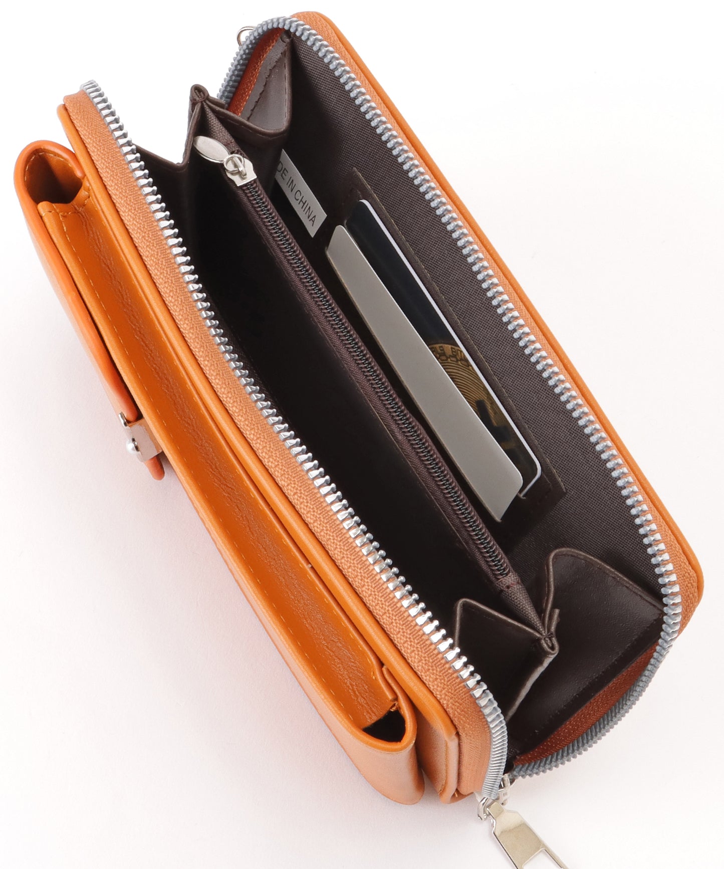 パールモチーフ付き スクエア ウォレット バッグ