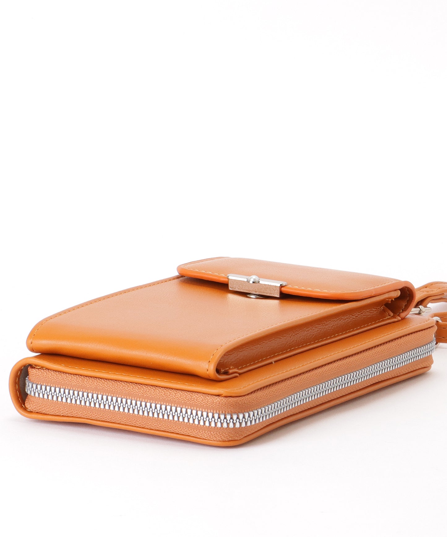 パールモチーフ付き スクエア ウォレット バッグ