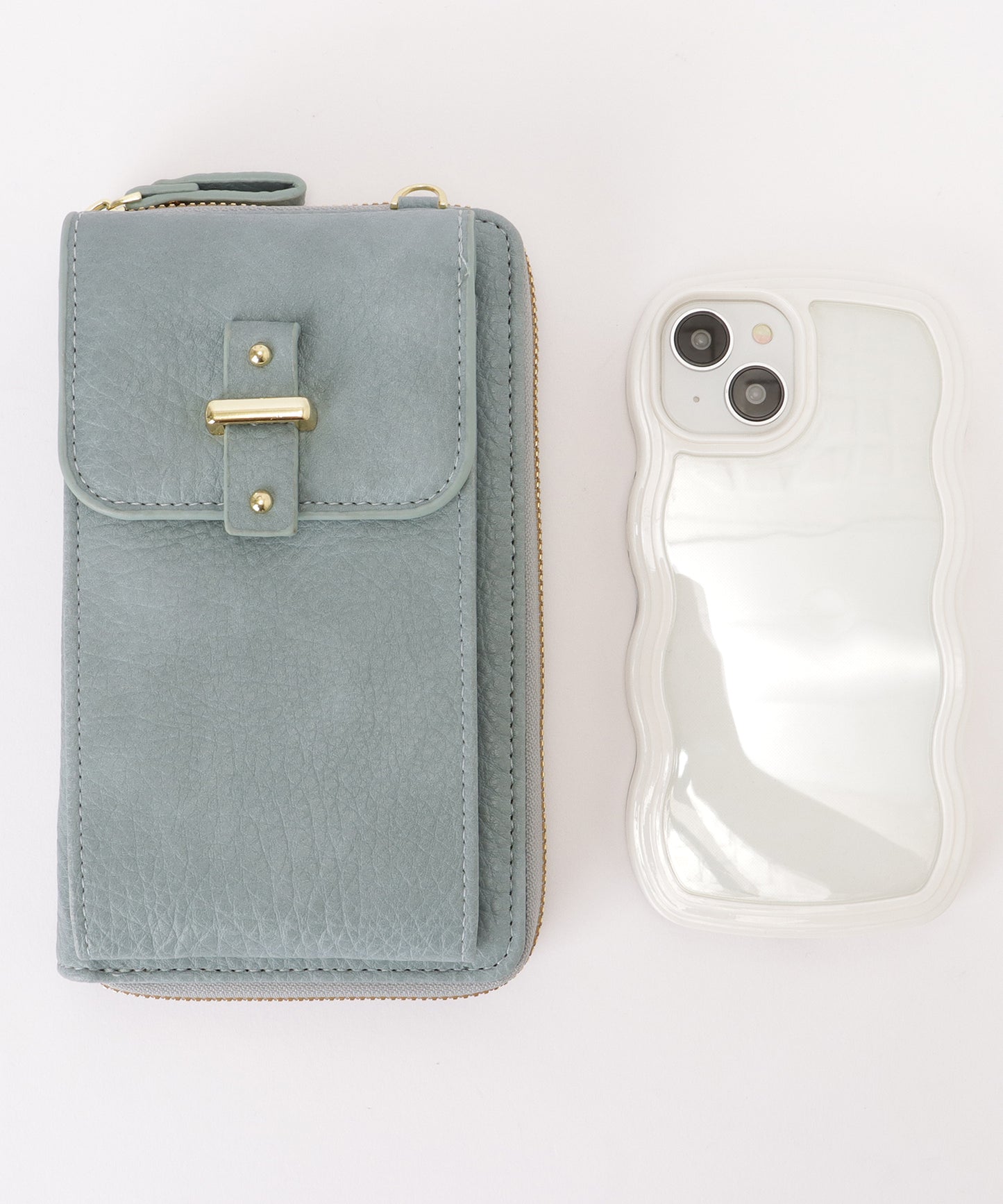 ベルト付き スクエア ウォレット バッグ