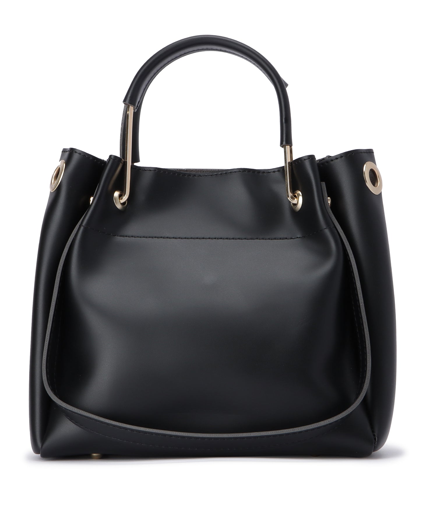 3wayメタルハンドルバッグ