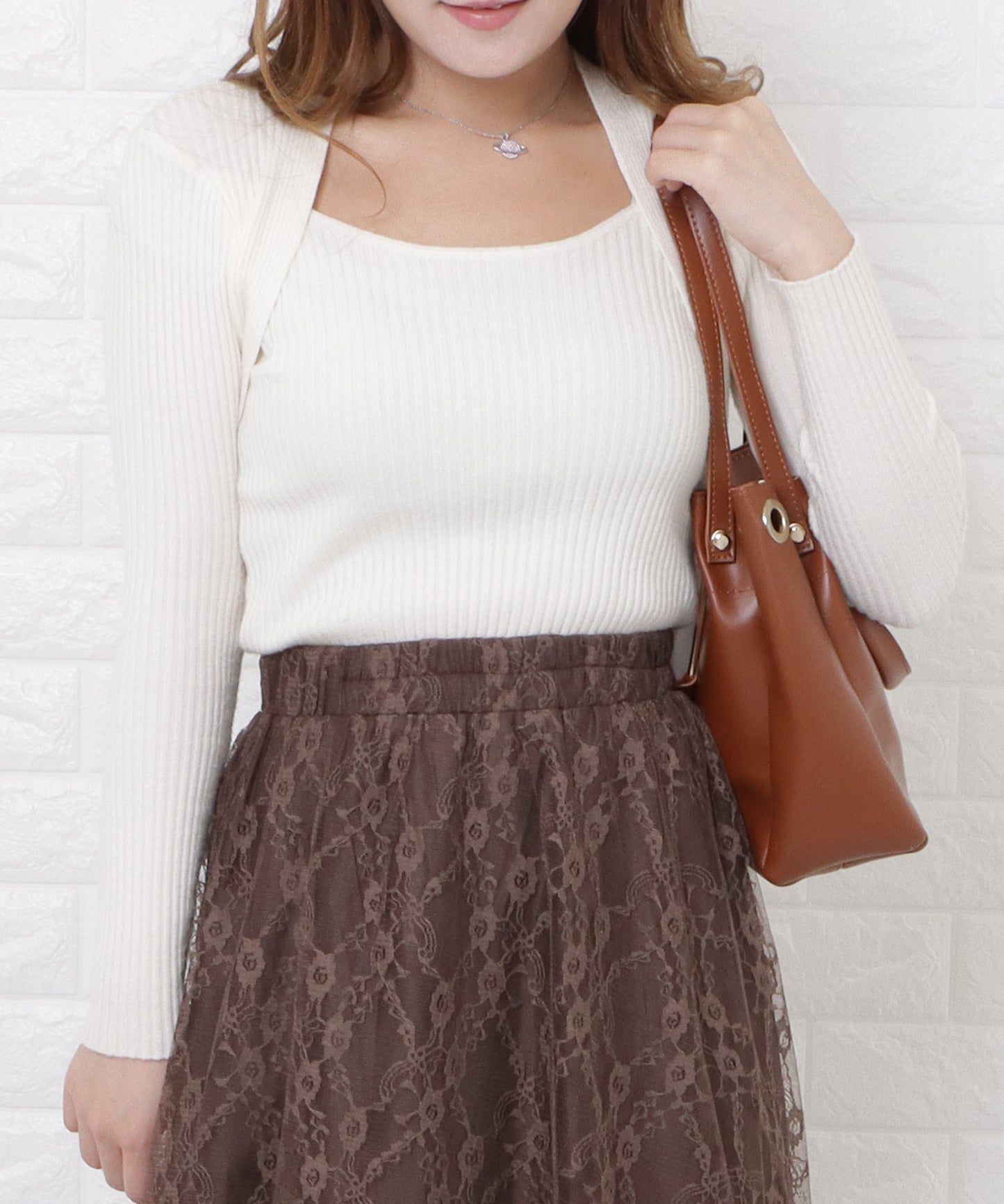 3wayメタルハンドルバッグ