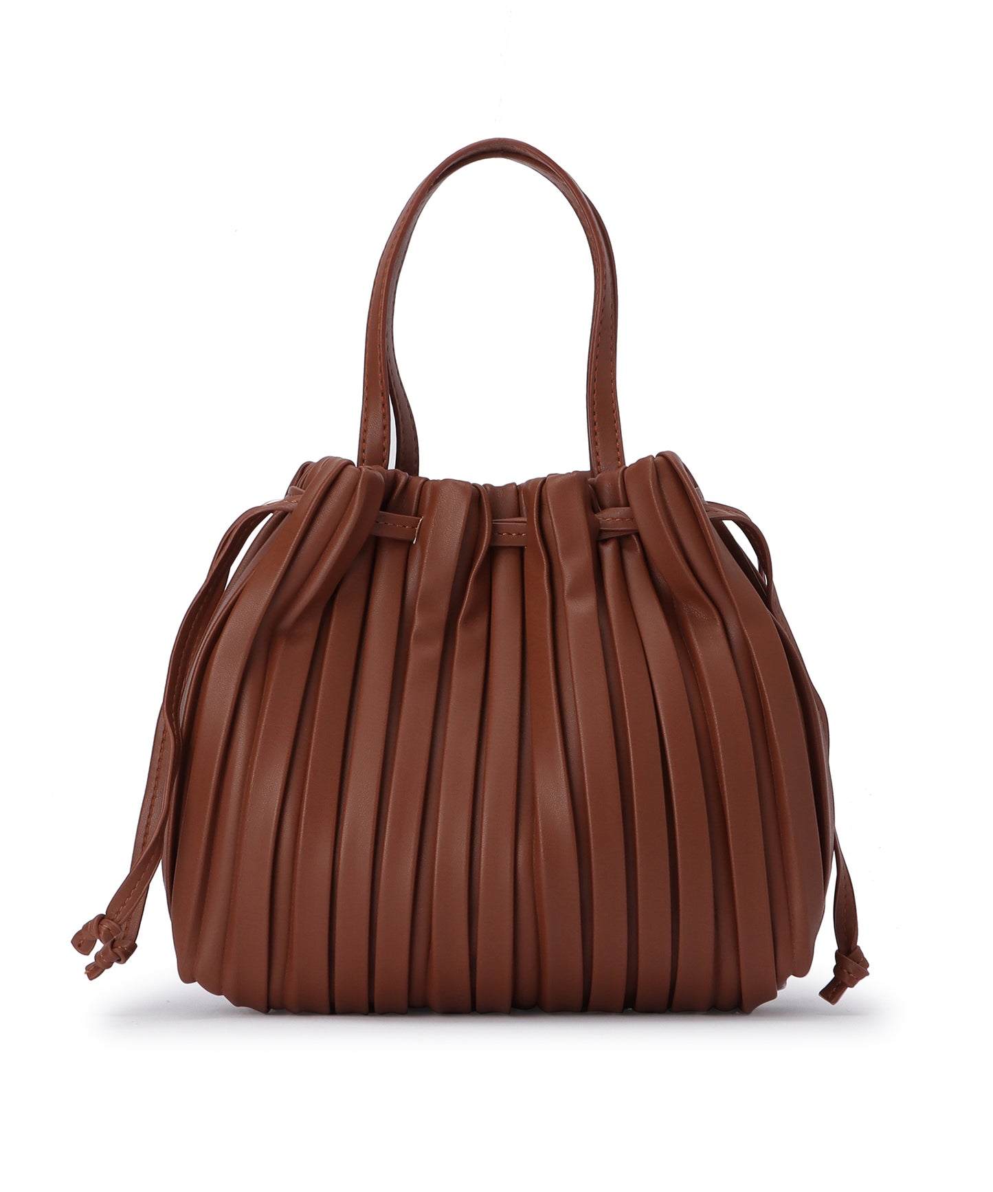 2wayプリーツ巾着バッグ