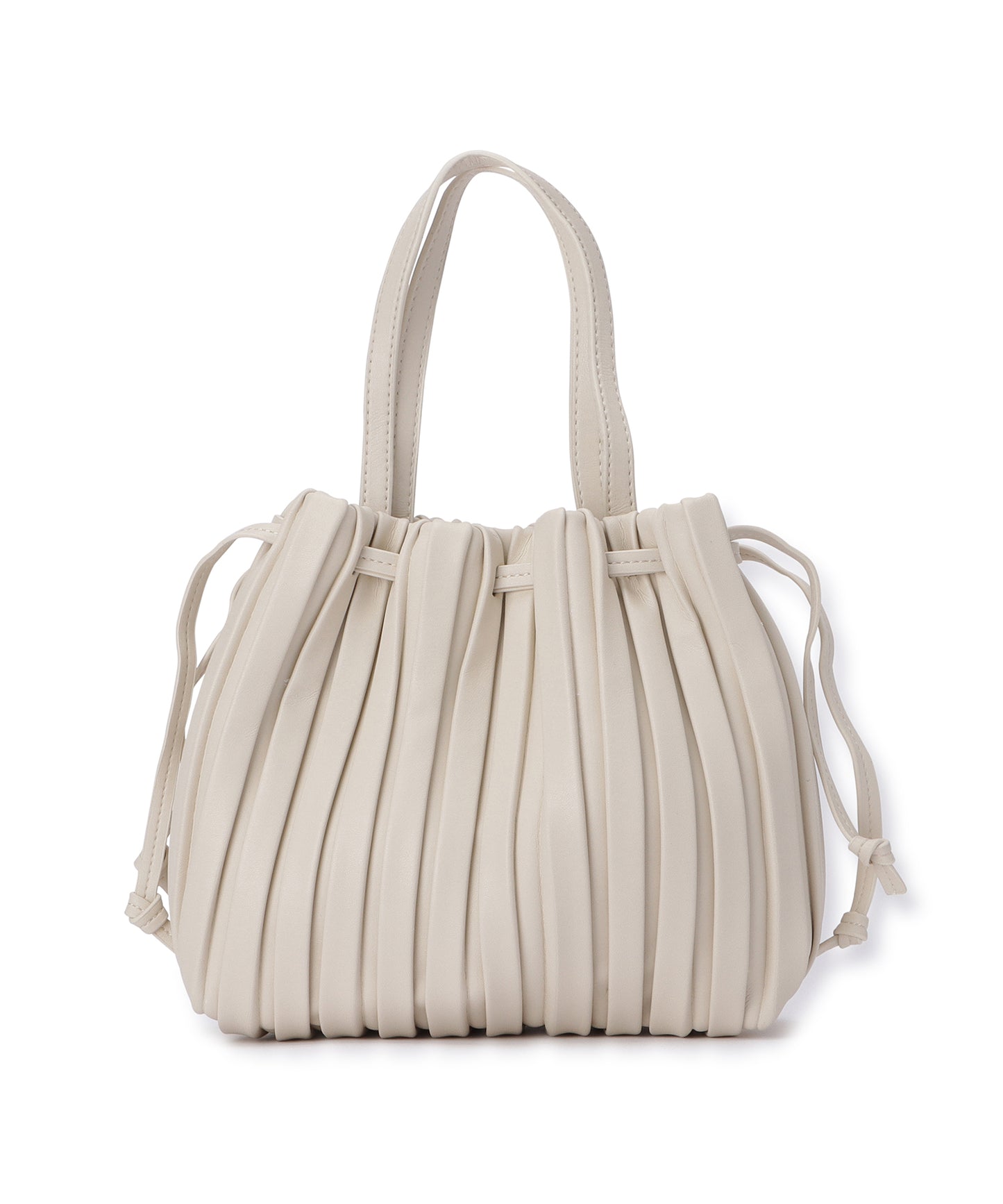 2wayプリーツ巾着バッグ