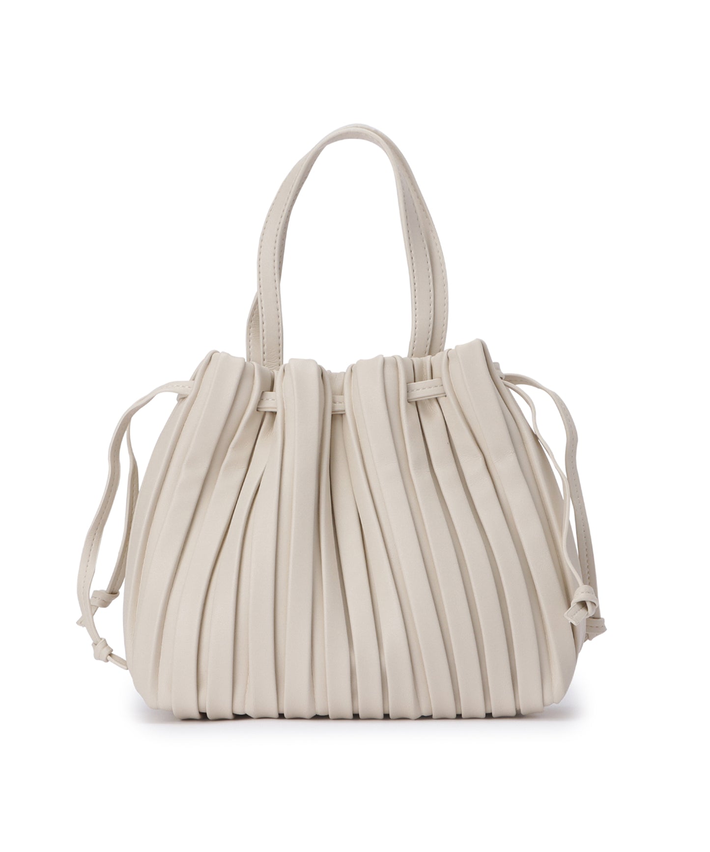 2wayプリーツ巾着バッグ