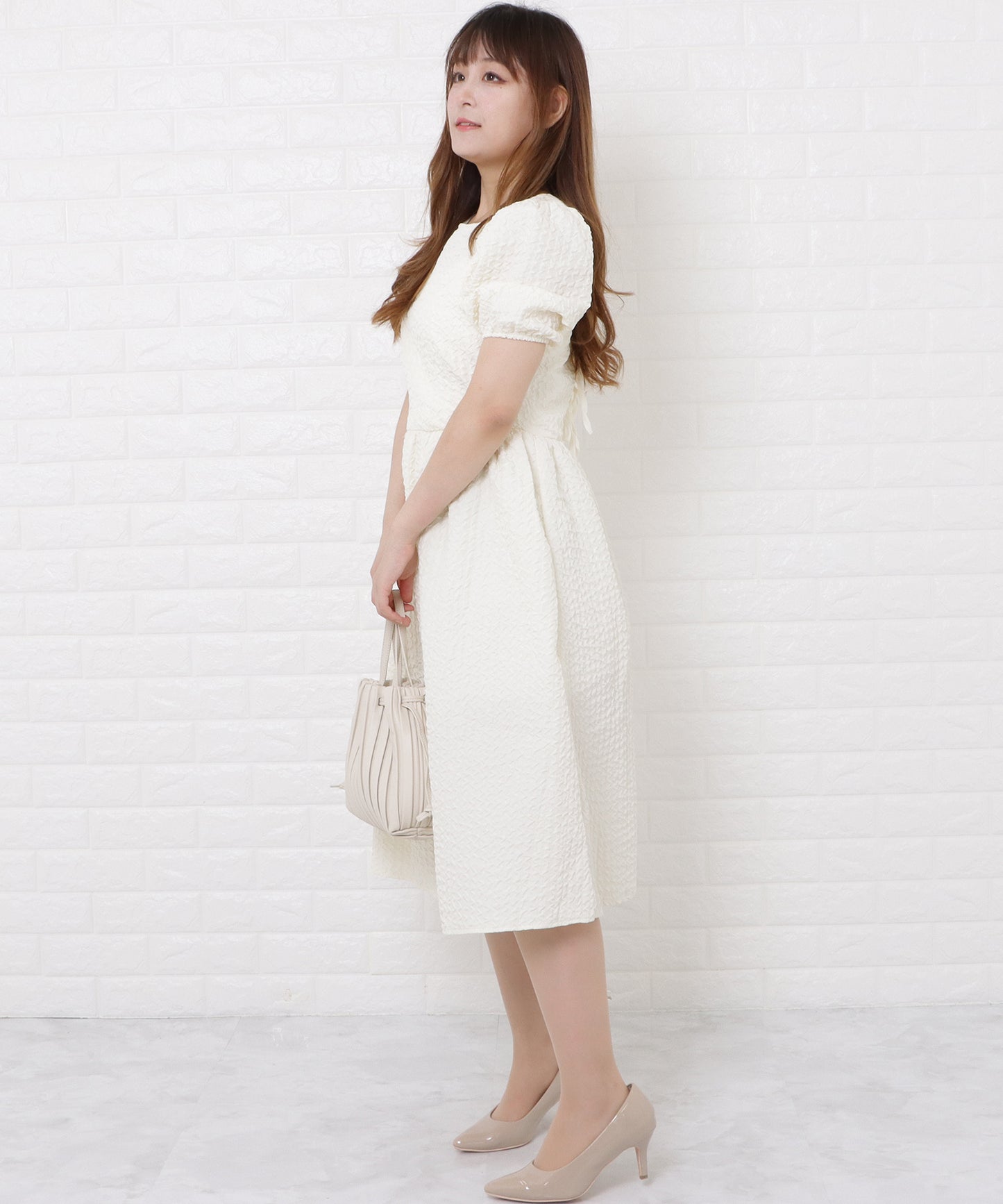 2wayプリーツ巾着バッグ