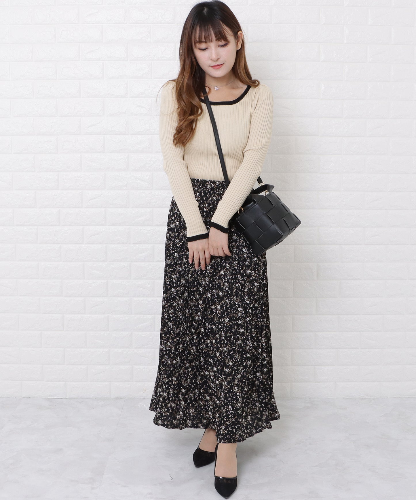 2way編み込みミニバッグ