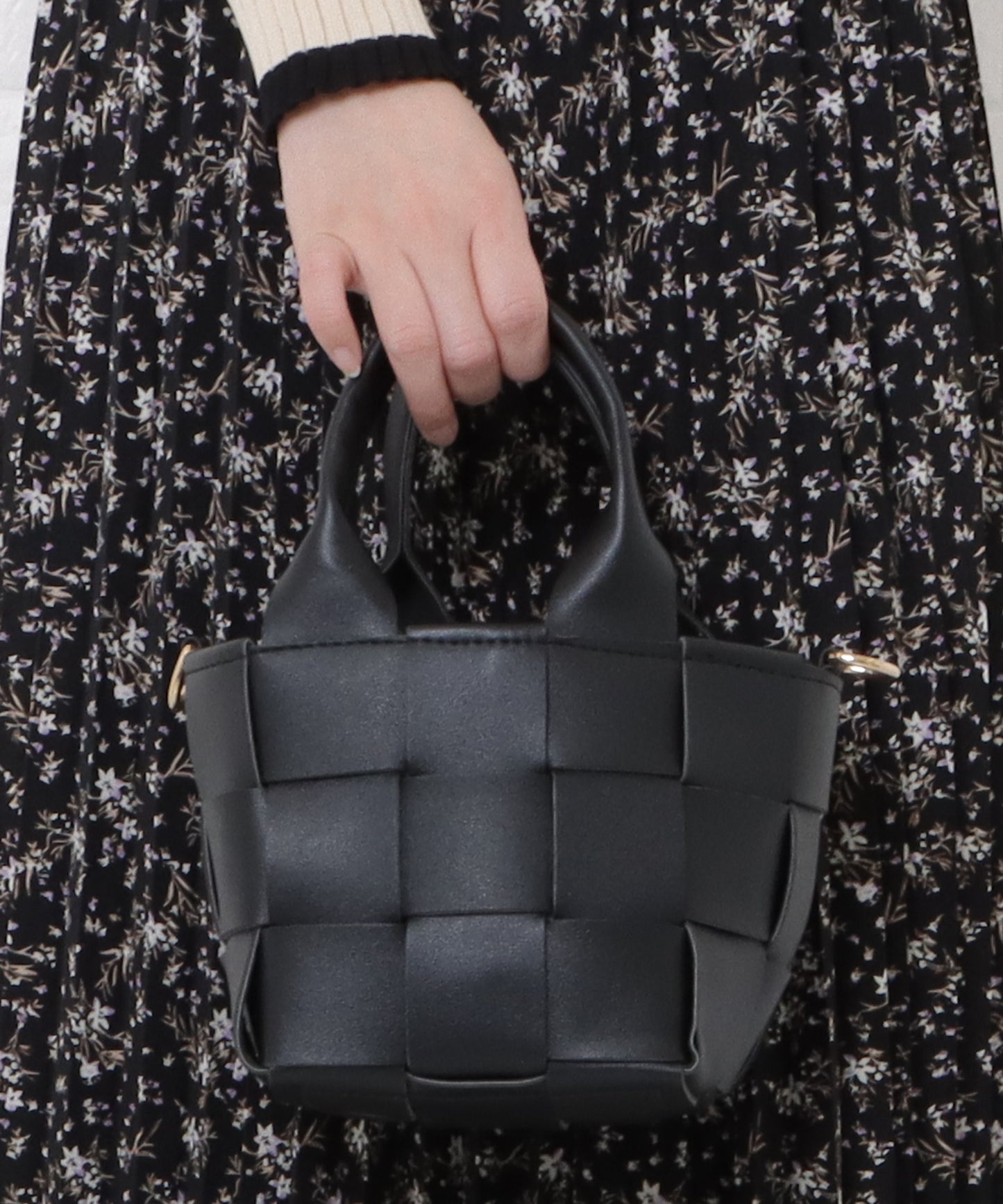 2way編み込みミニバッグ