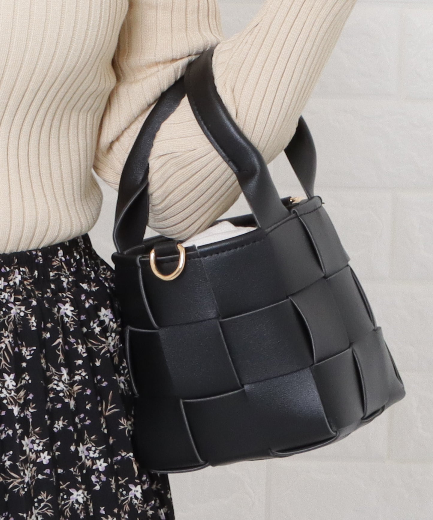 2way編み込みミニバッグ