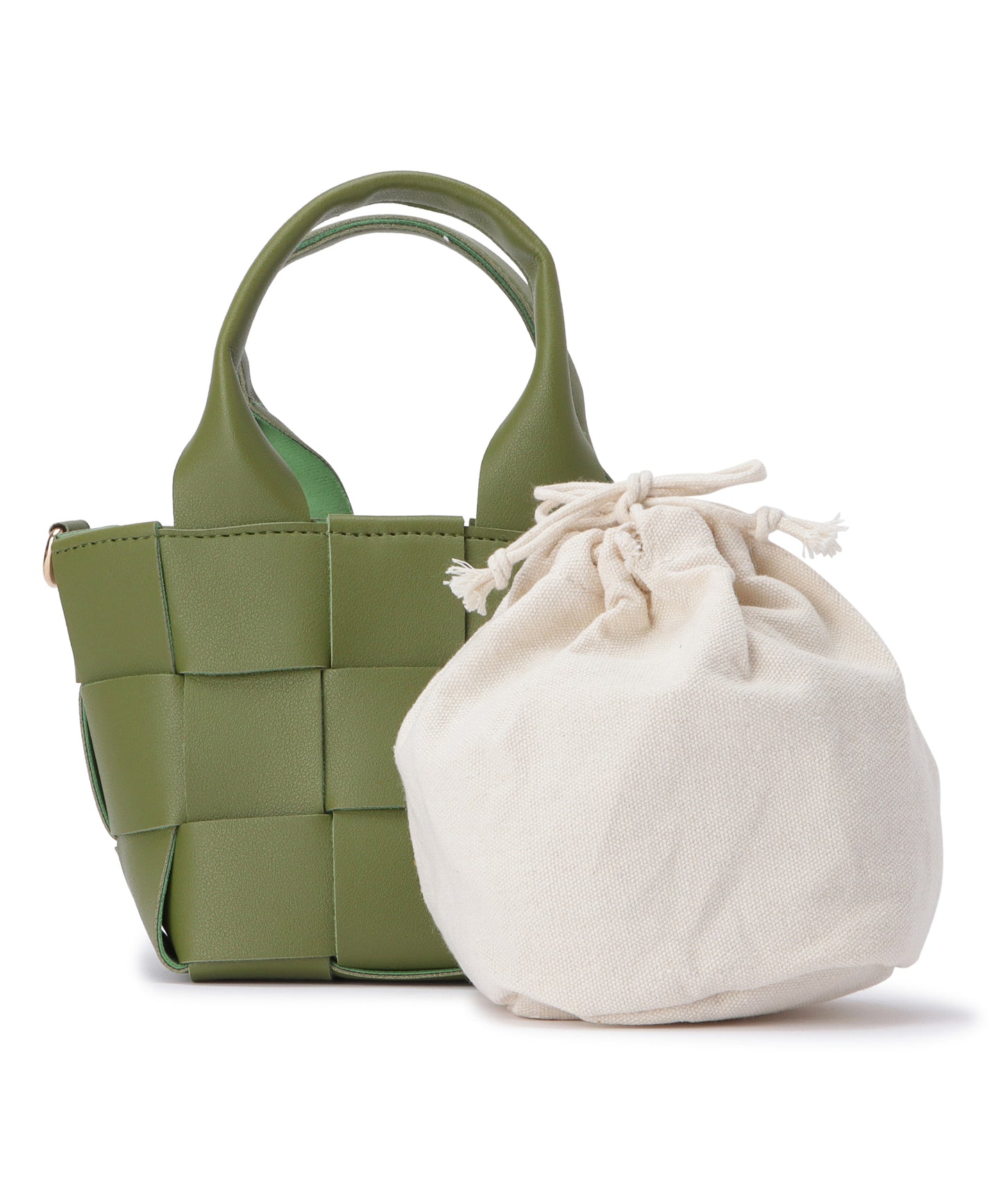 2way編み込みミニバッグ