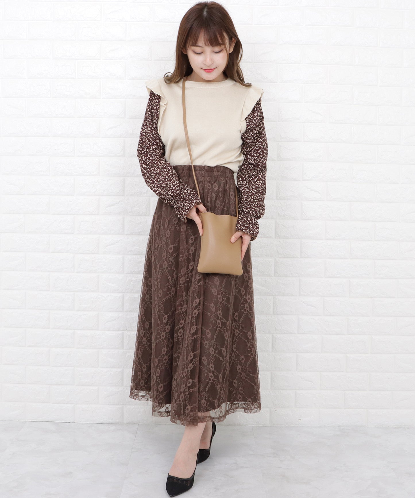 スクエアミニポシェットバッグ