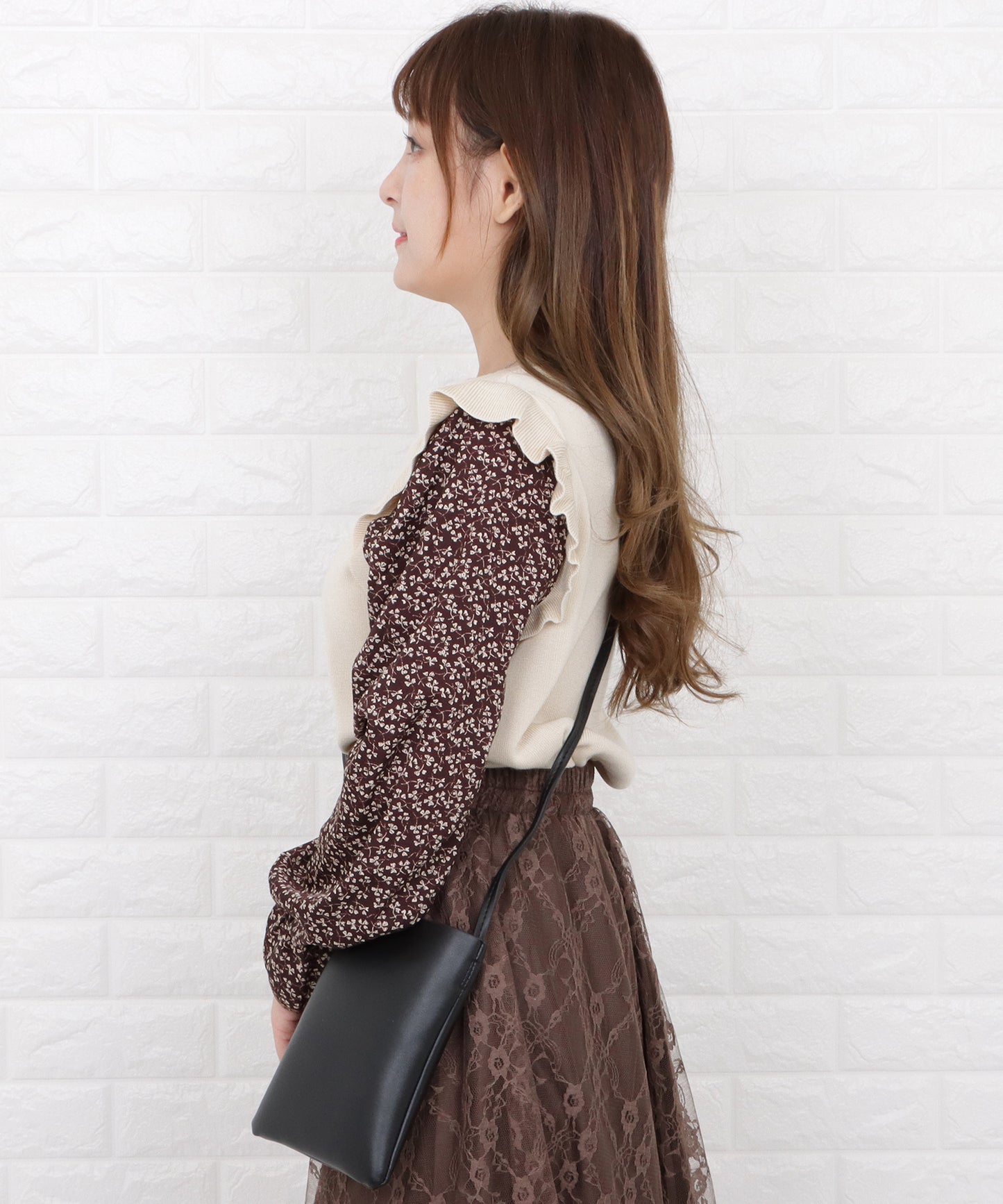 スクエアミニポシェットバッグ