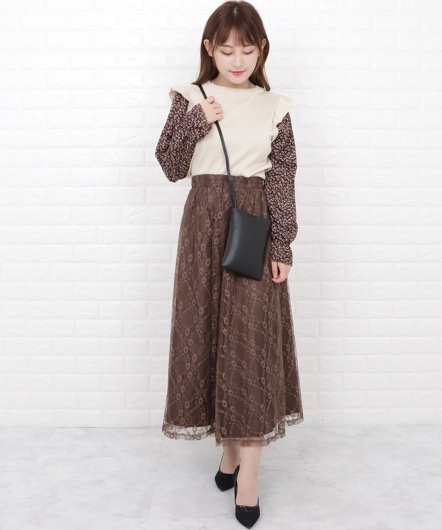 スクエアミニポシェットバッグ