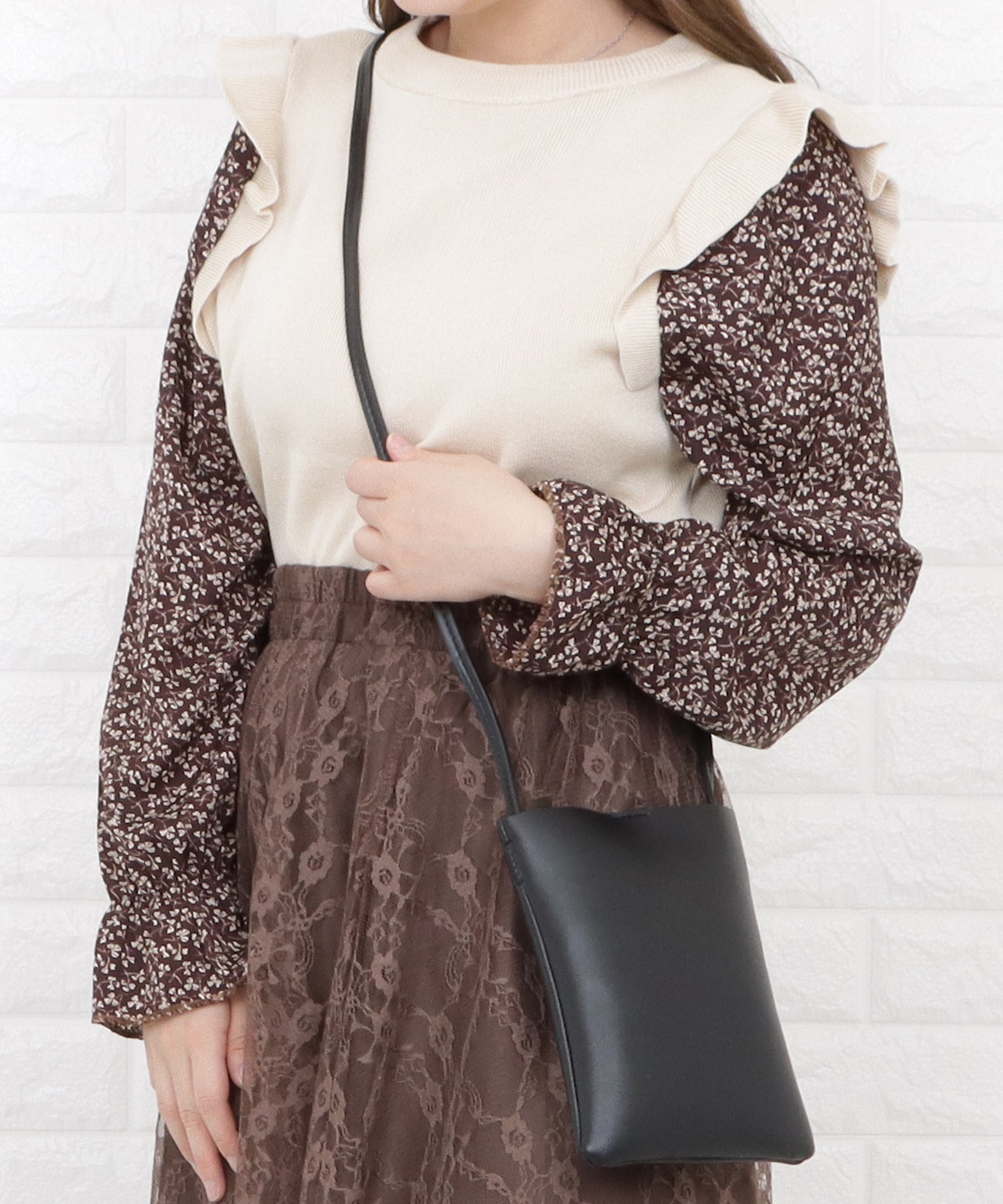 スクエアミニポシェットバッグ