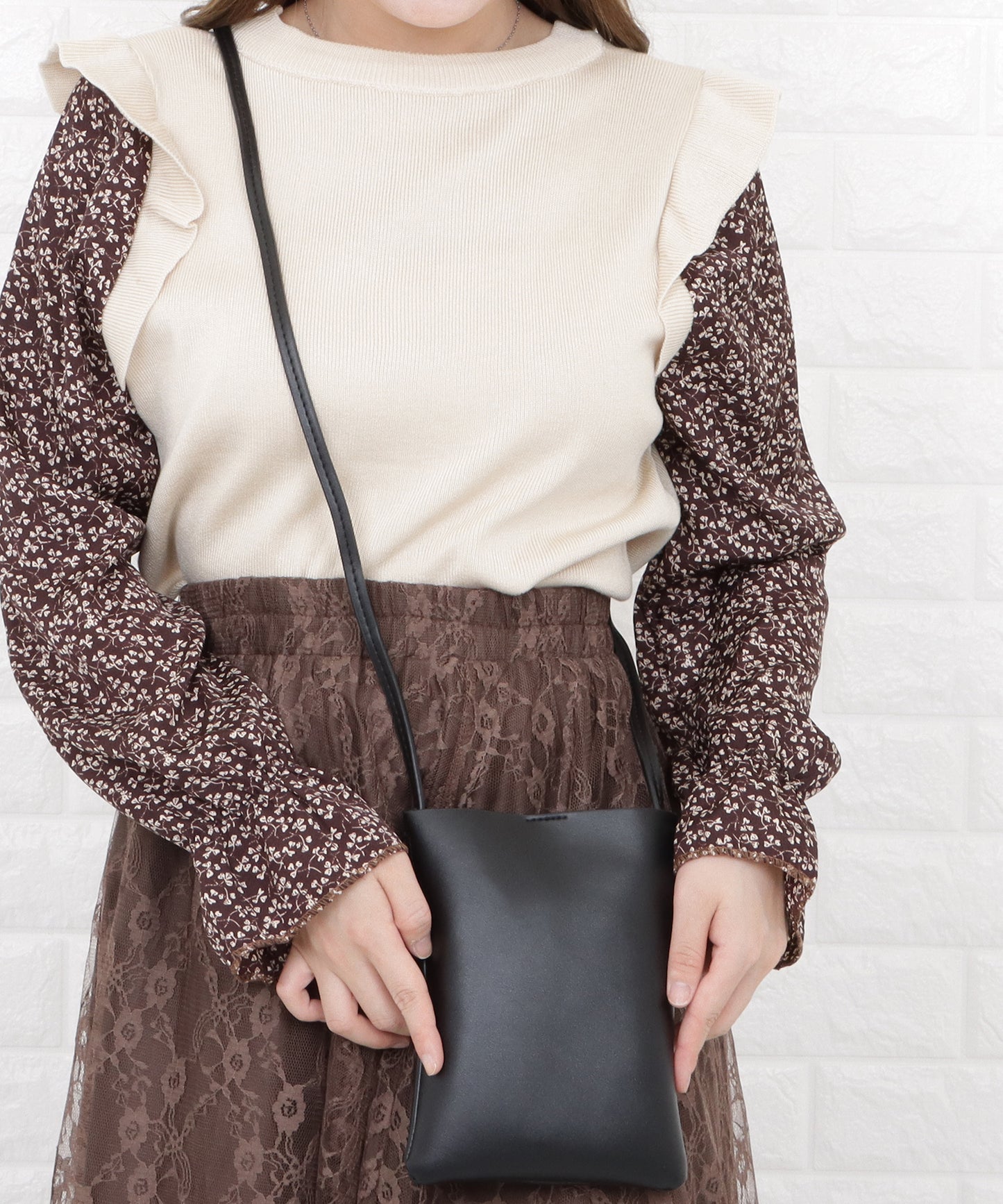 スクエアミニポシェットバッグ