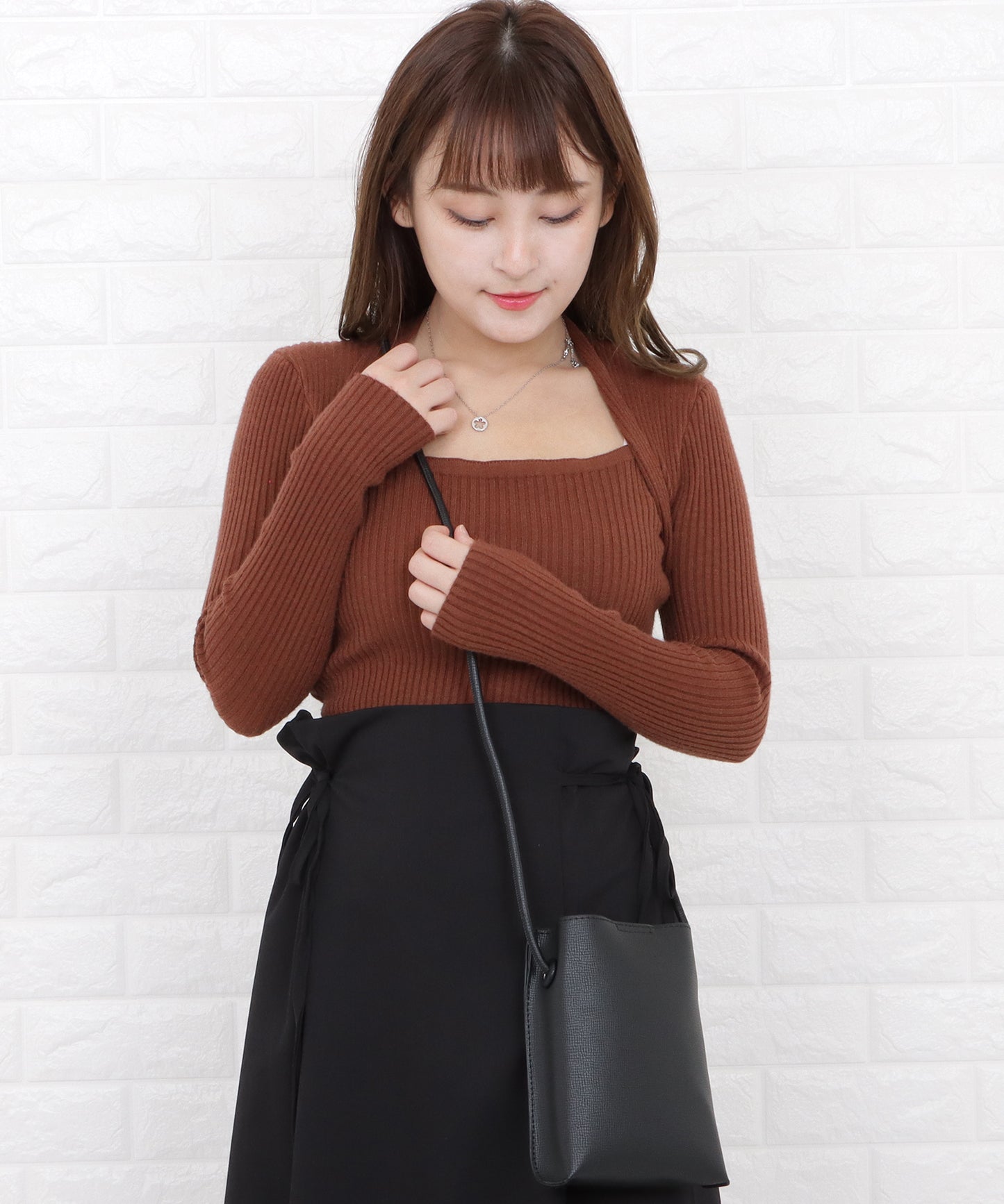 スクエアミニショルダーバッグ