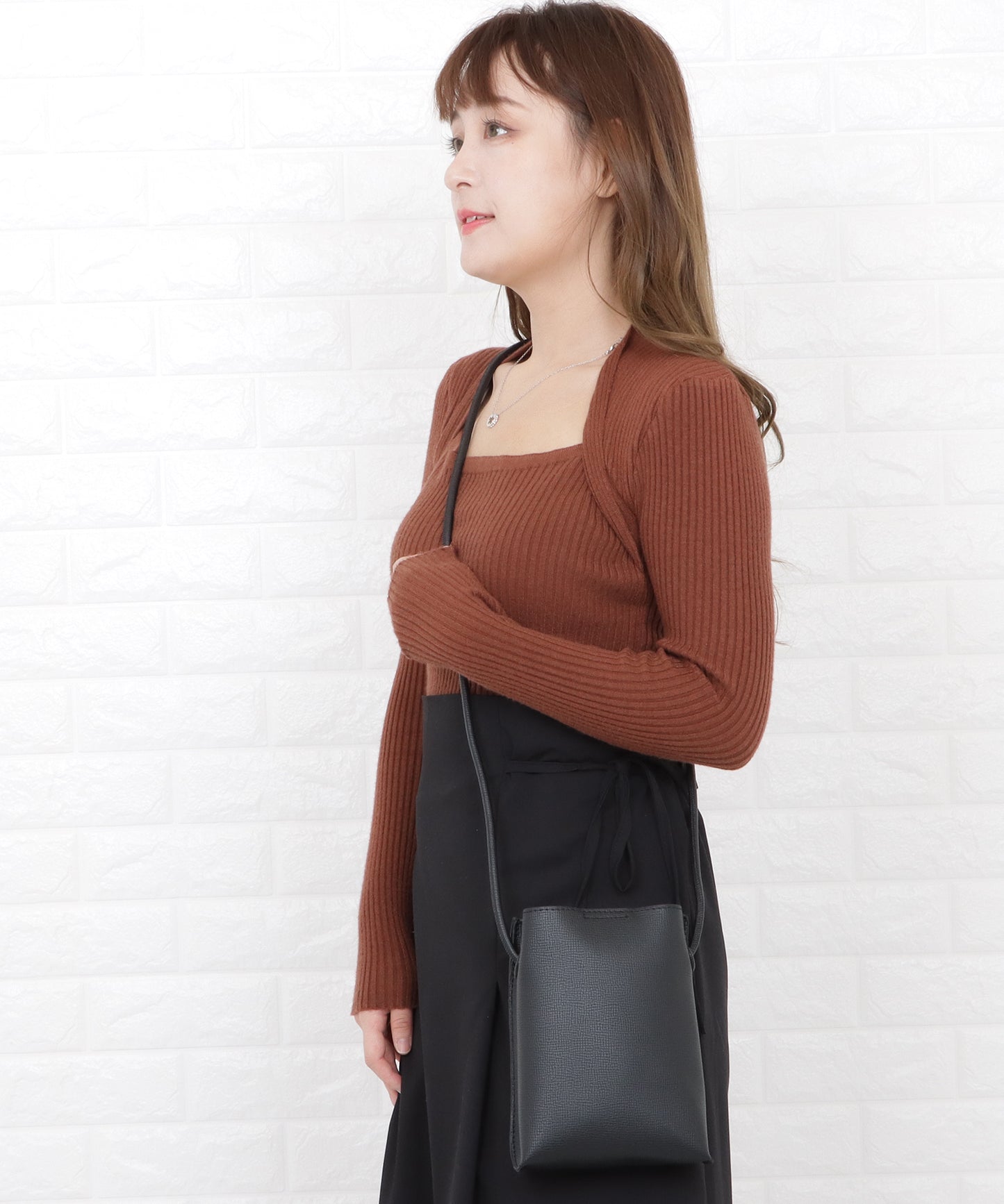 スクエアミニショルダーバッグ