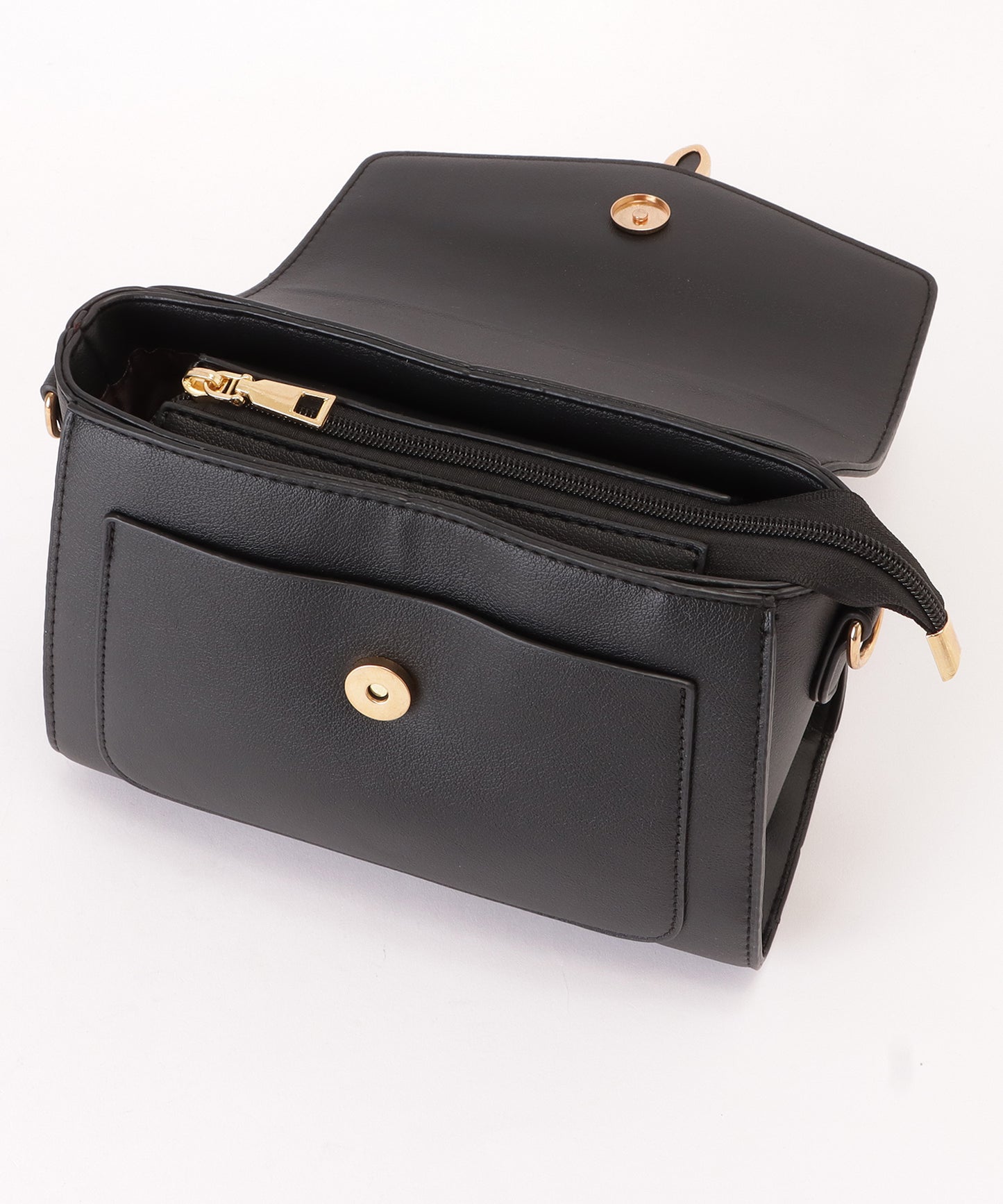 フラップハンドル2wayバッグ