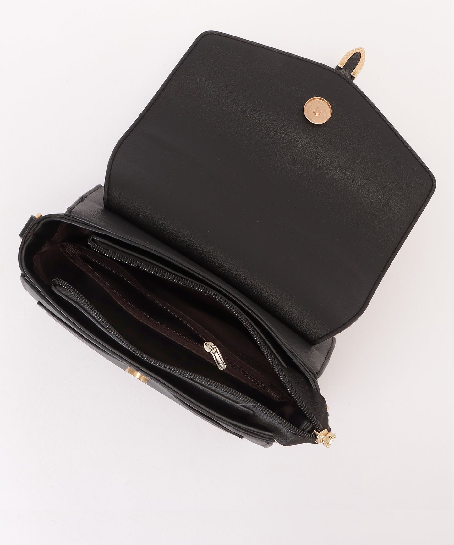 フラップハンドル2wayバッグ