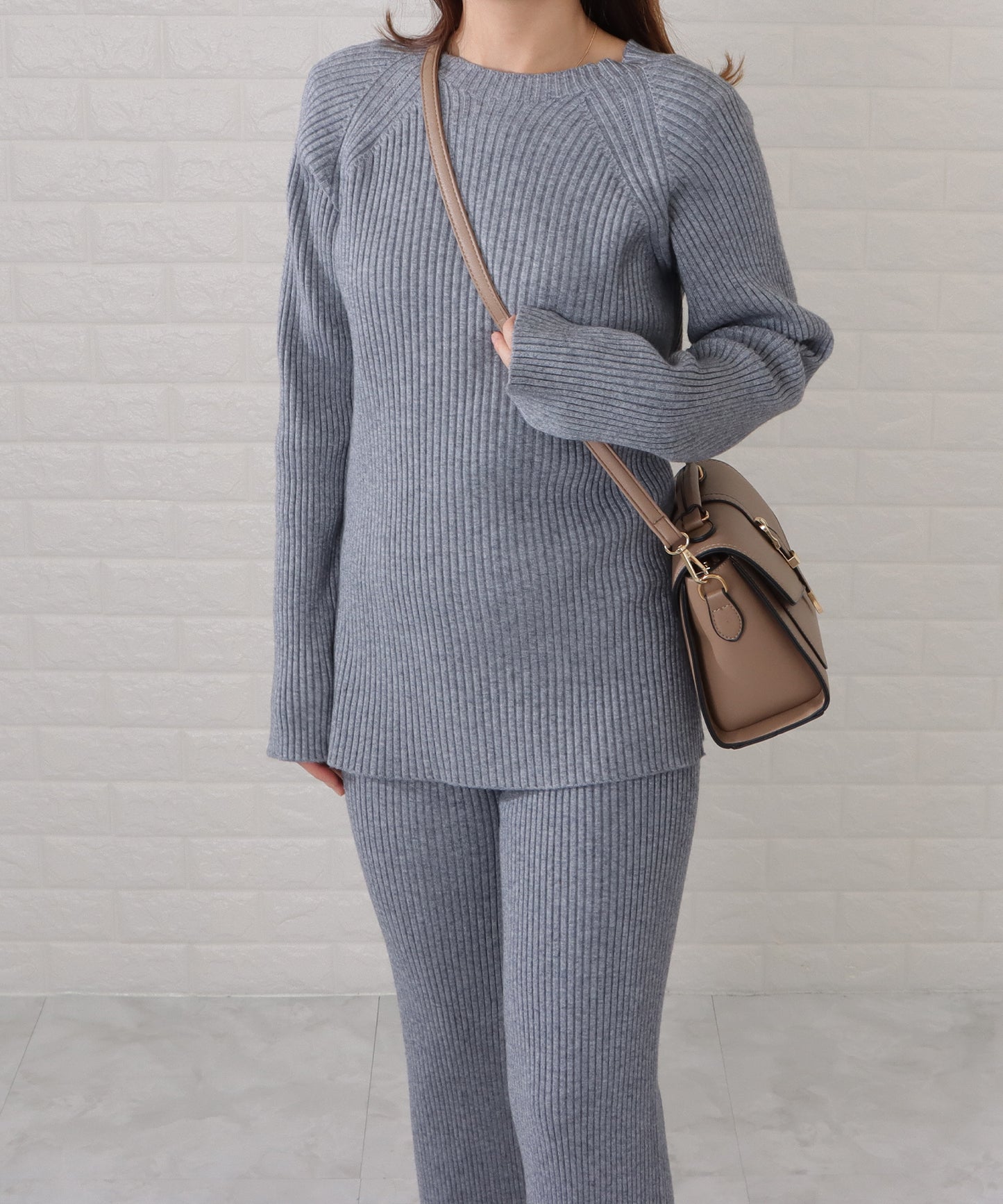 フラップハンドル2wayバッグ