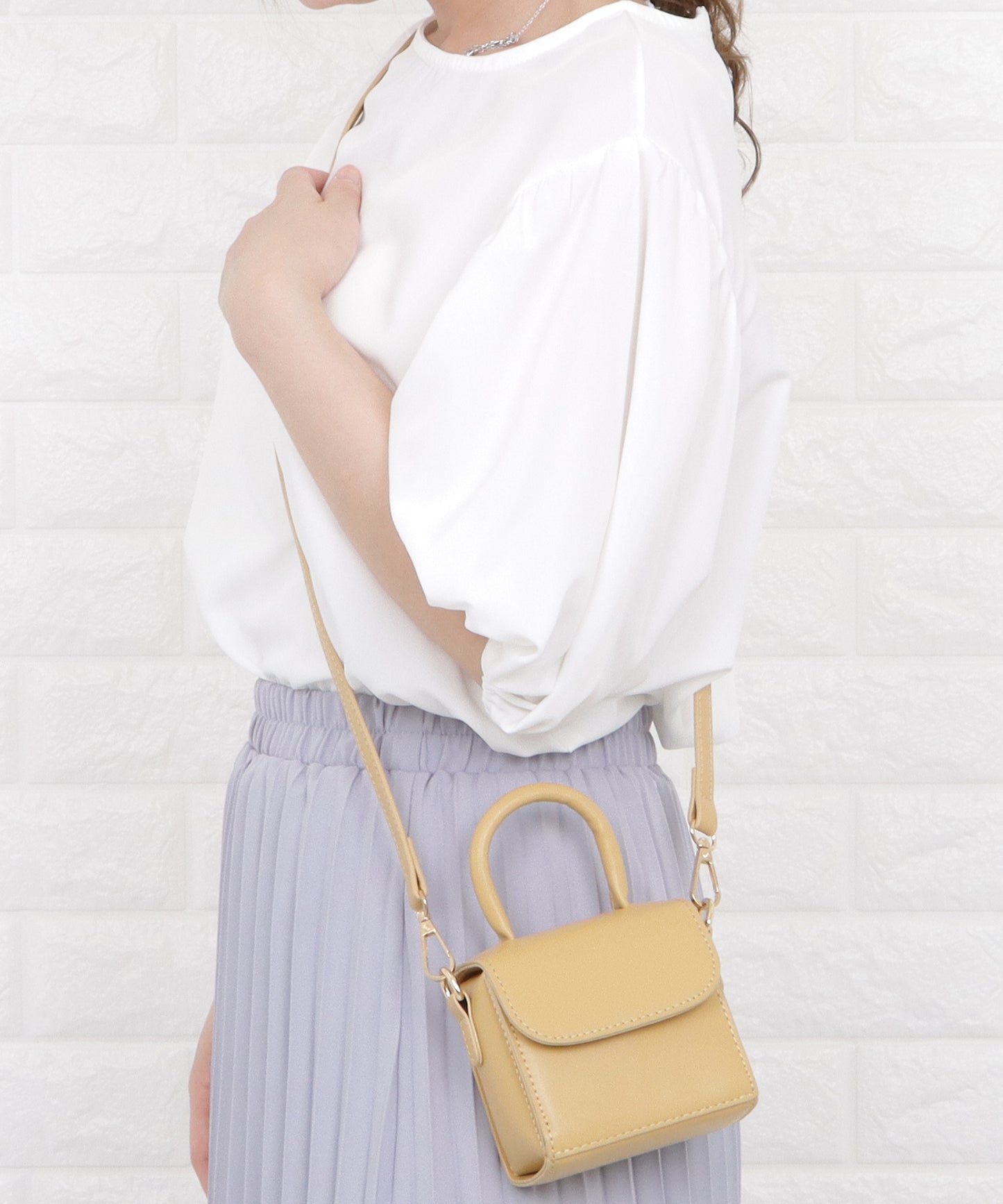 2wayミニマルショルダーバッグ