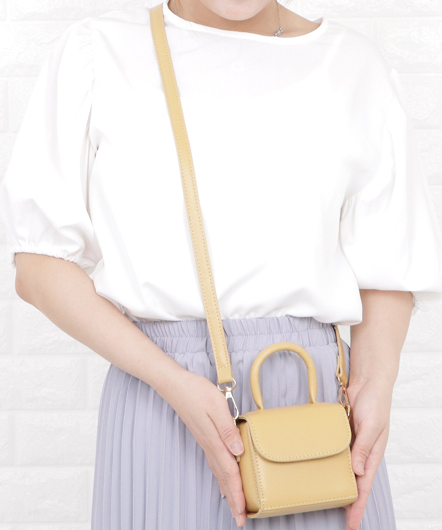 2wayミニマルショルダーバッグ