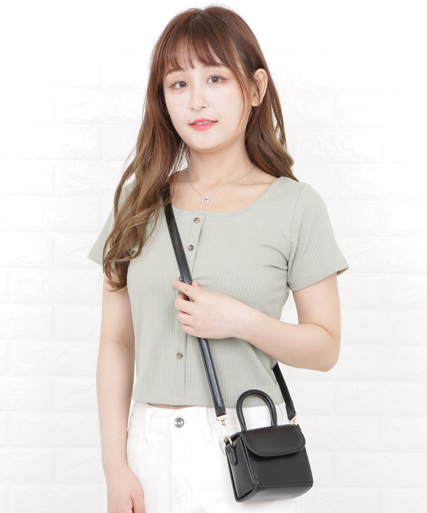 2wayミニマルショルダーバッグ