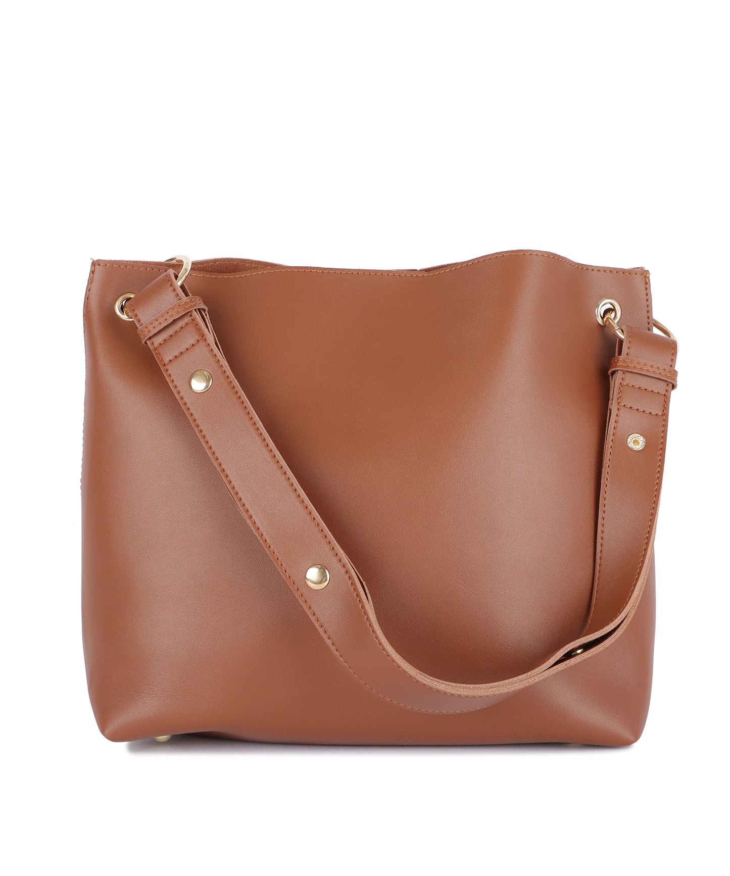 大容量 ポーチ付きショルダーバッグ