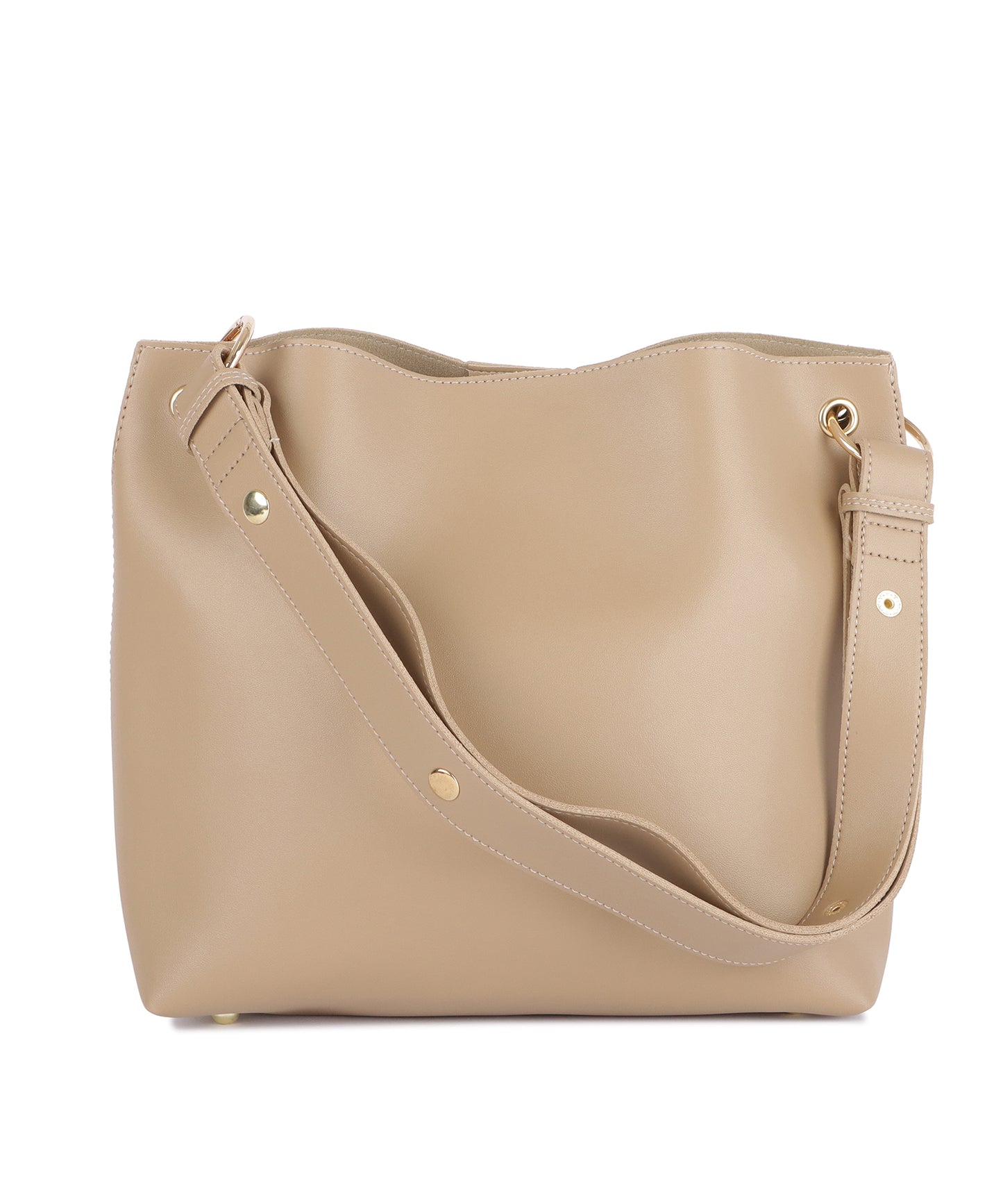 大容量 ポーチ付きショルダーバッグ