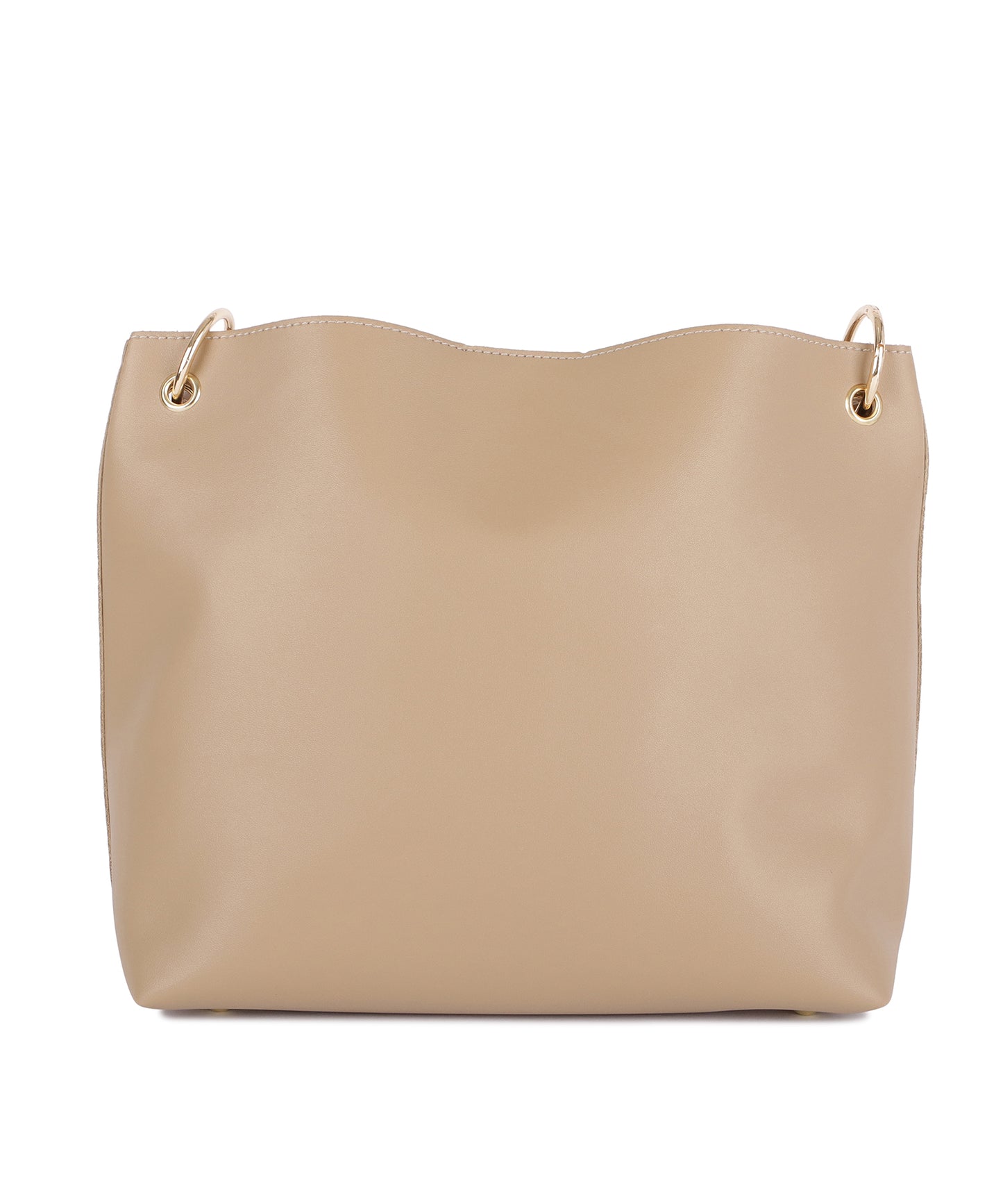 大容量 ポーチ付きショルダーバッグ