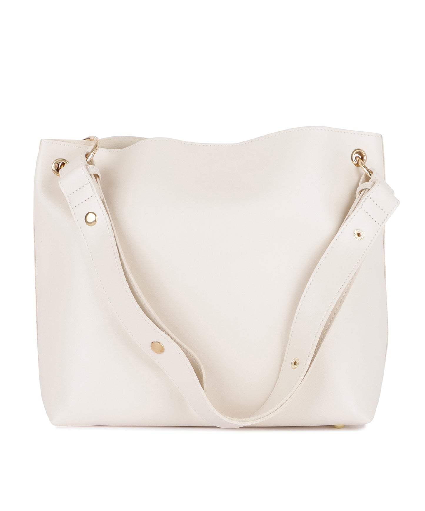 大容量 ポーチ付きショルダーバッグ