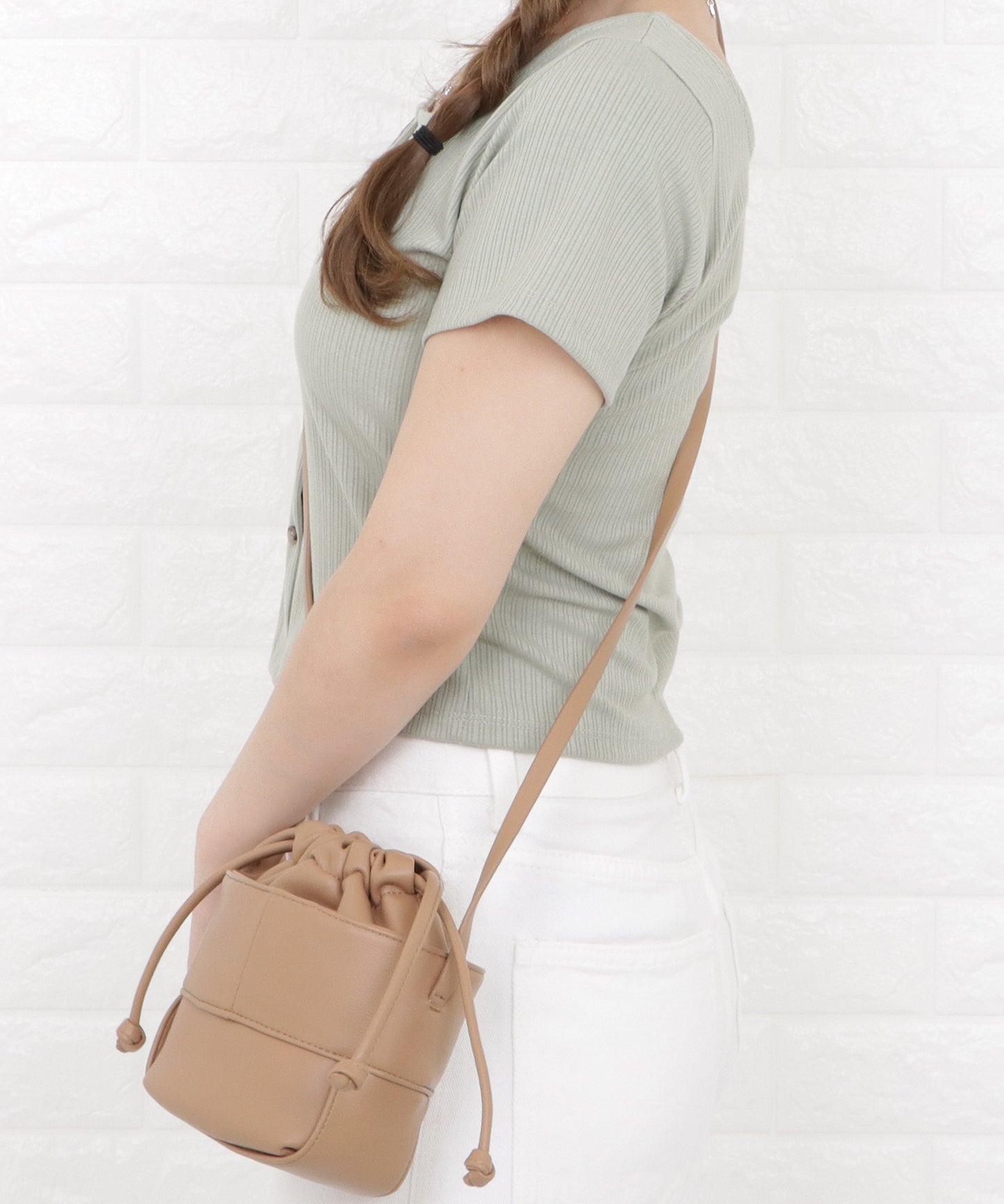 巾着ミニショルダーバッグ