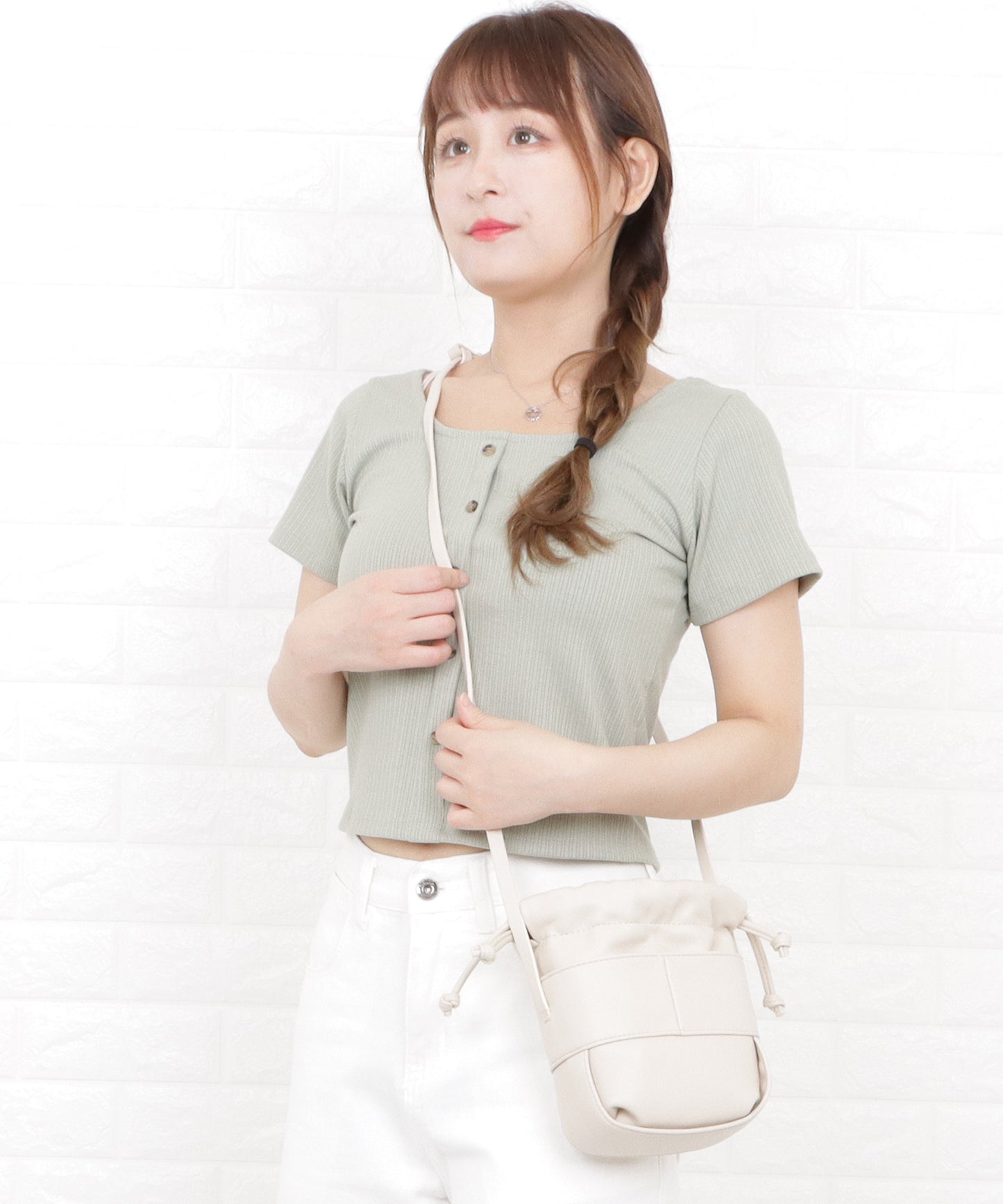 巾着ミニショルダーバッグ