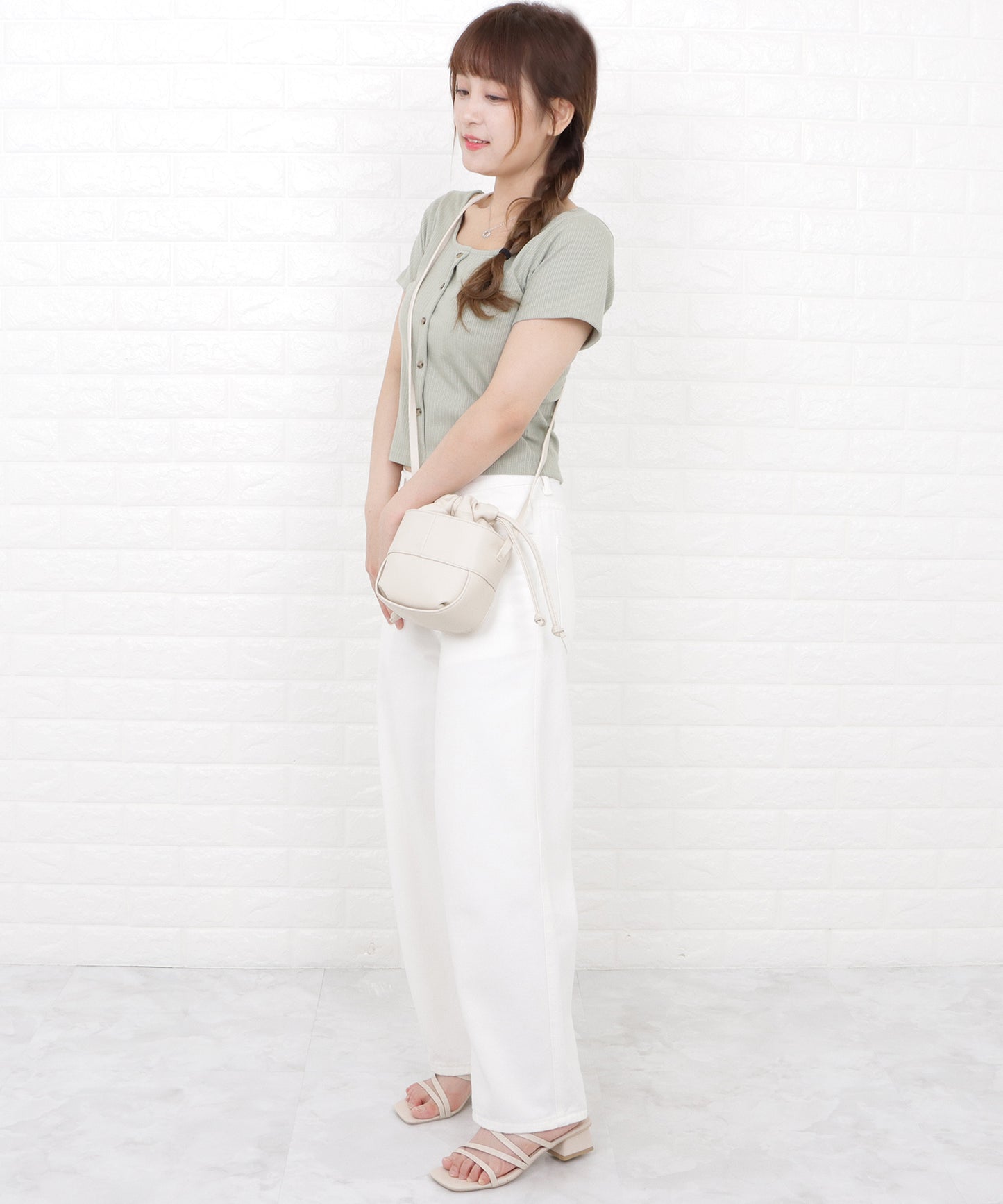 巾着ミニショルダーバッグ