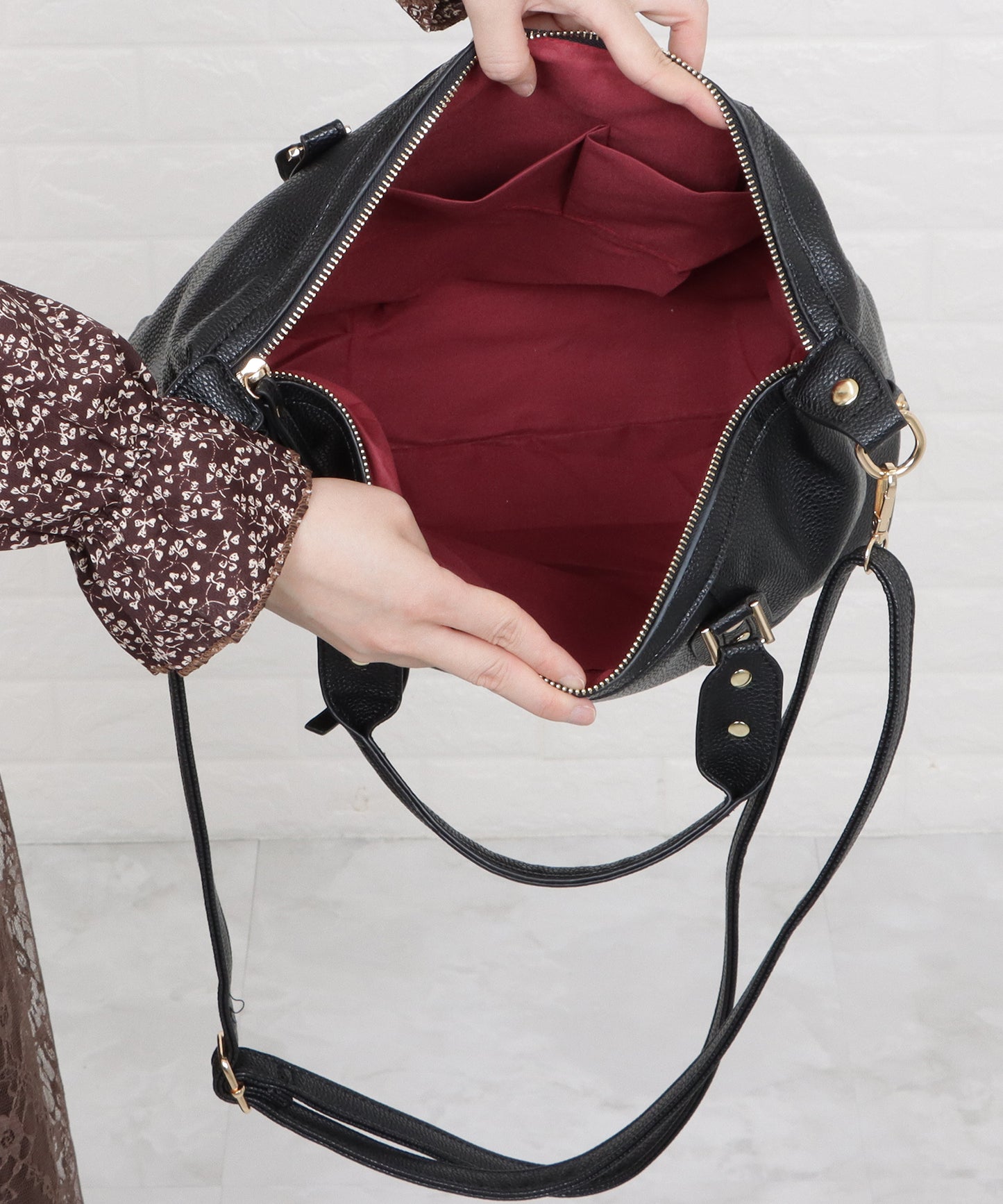 大容量 2wayボストンバッグ