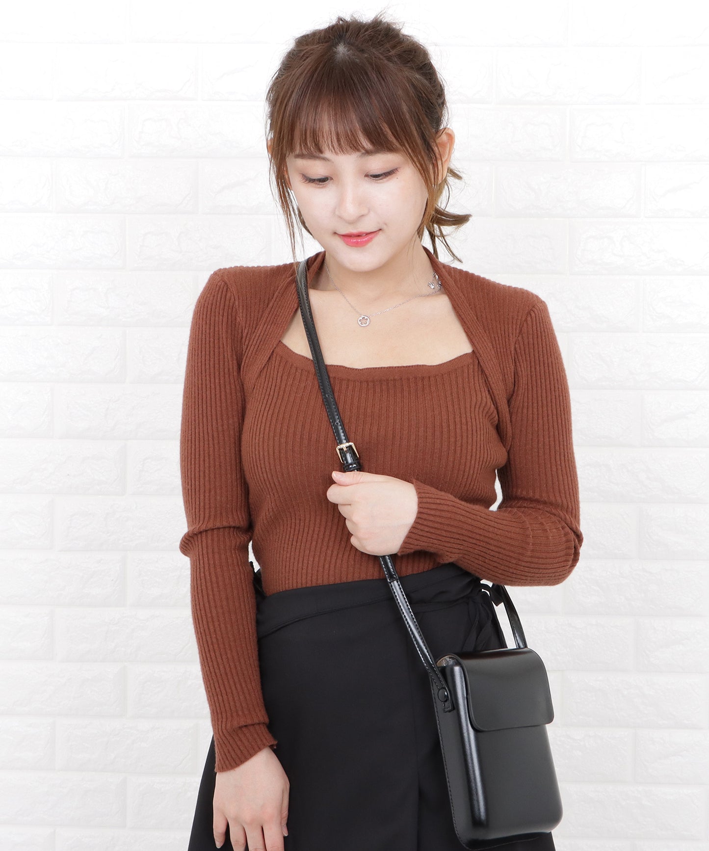 縦型ミニショルダーバッグ