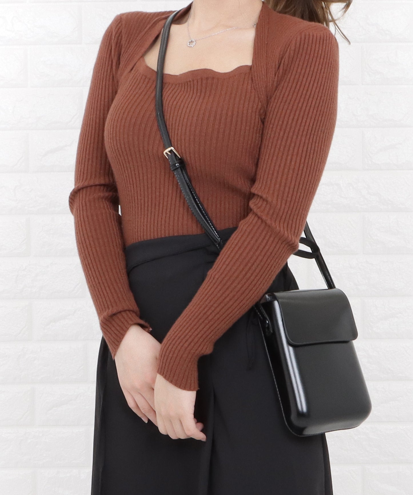 縦型ミニショルダーバッグ