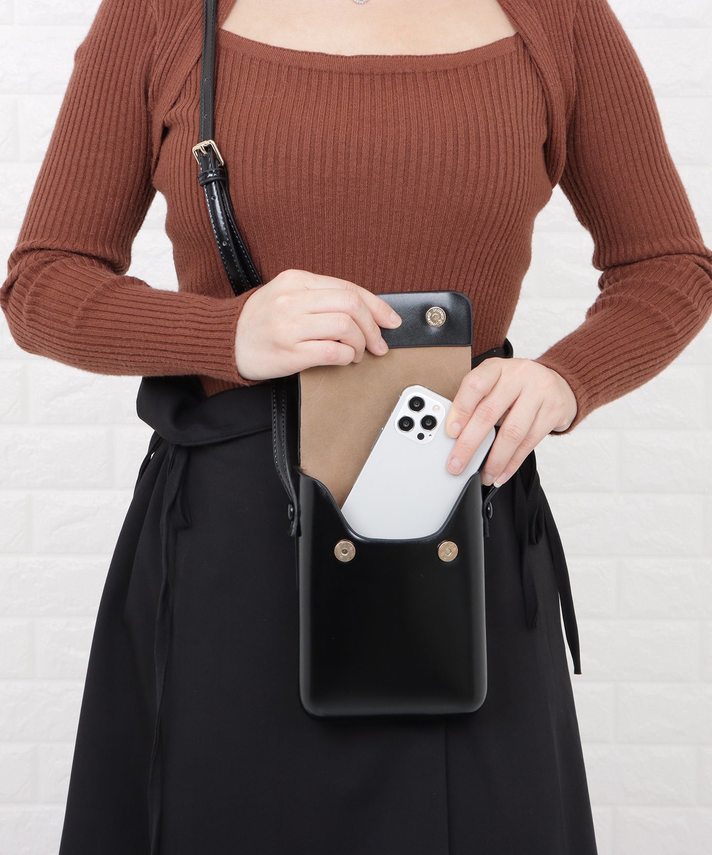 縦型ミニショルダーバッグ