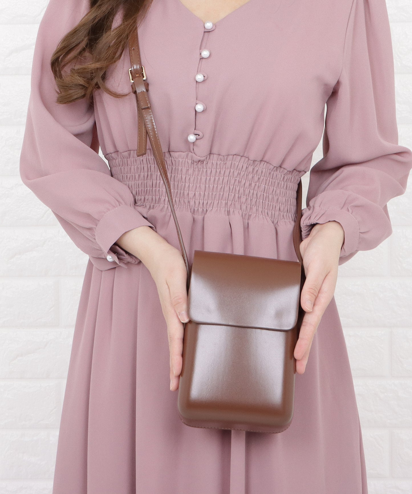 縦型ミニショルダーバッグ