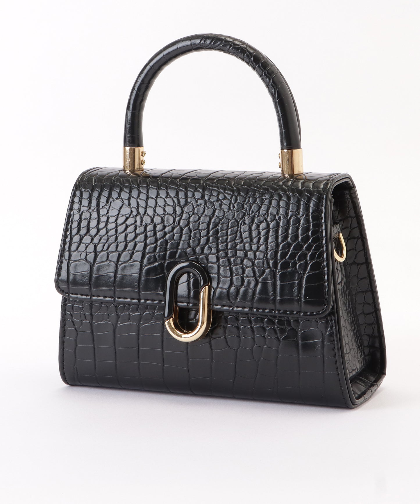 クロコダイル柄2WAYショルダーバッグ