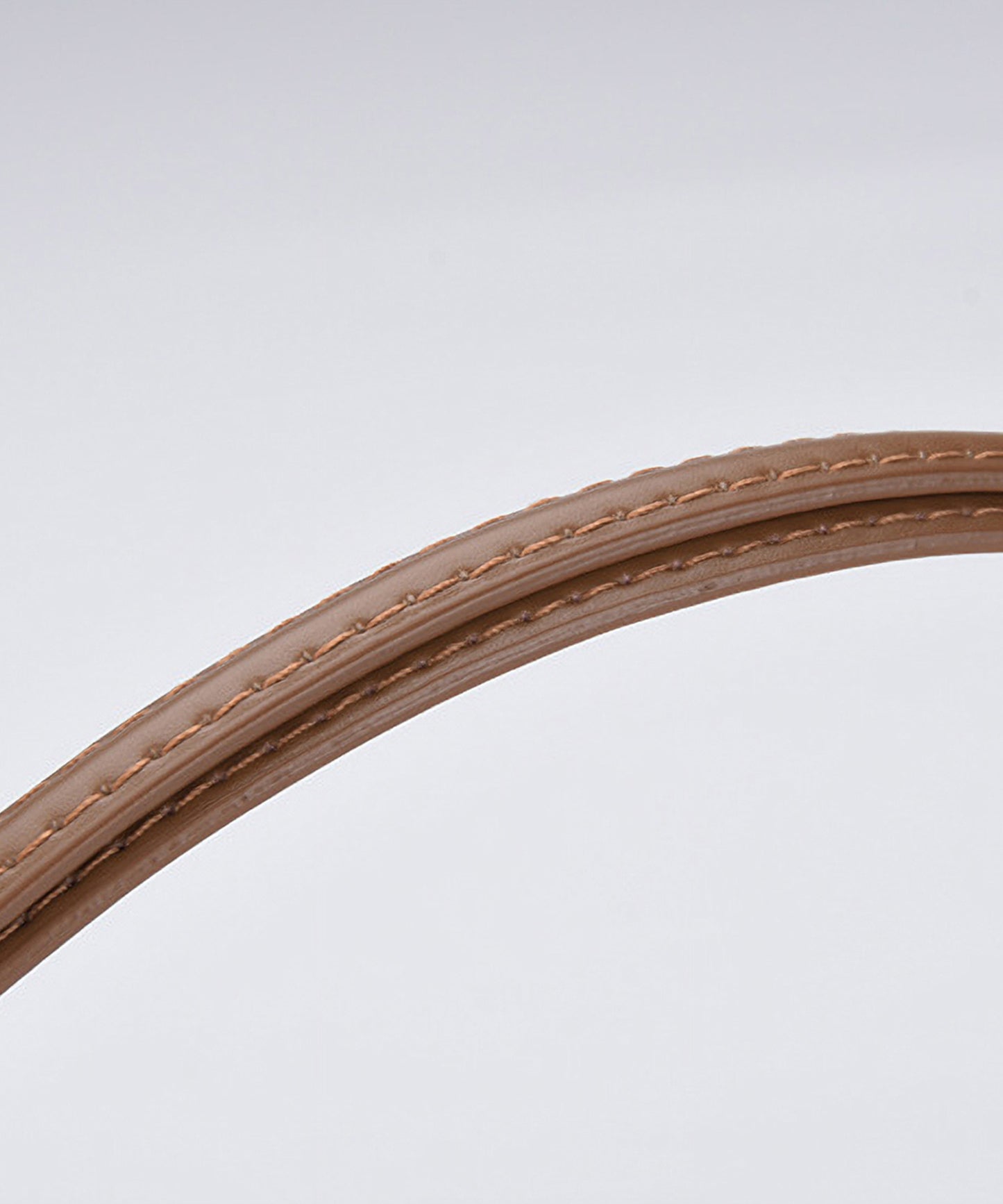 レザー調 パール バックル スリム ベルト